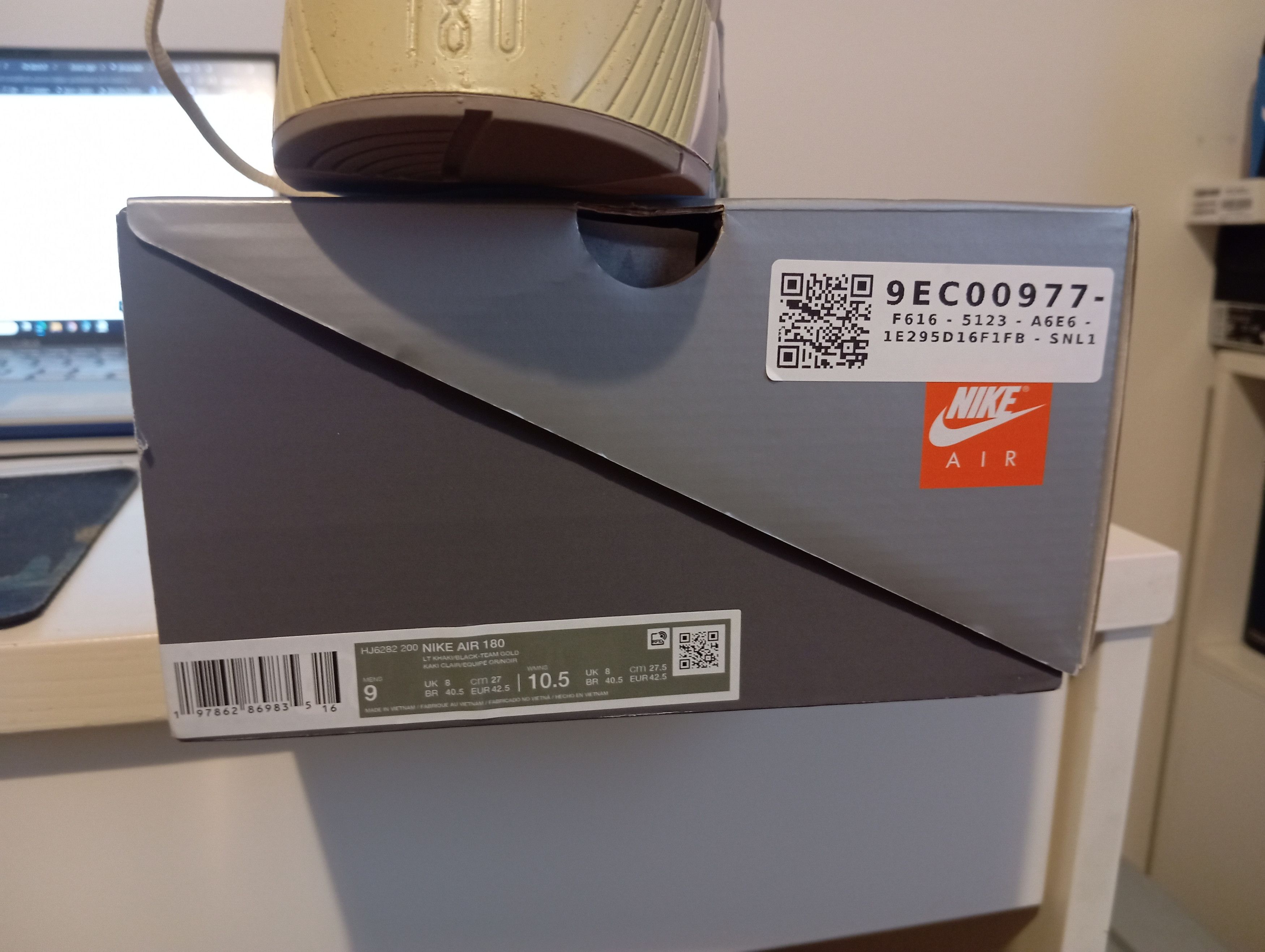 Nike Nike Air Max 180 - Light Khaki psychic blue Size US 9 / EU 42 - 2 Thumbnail