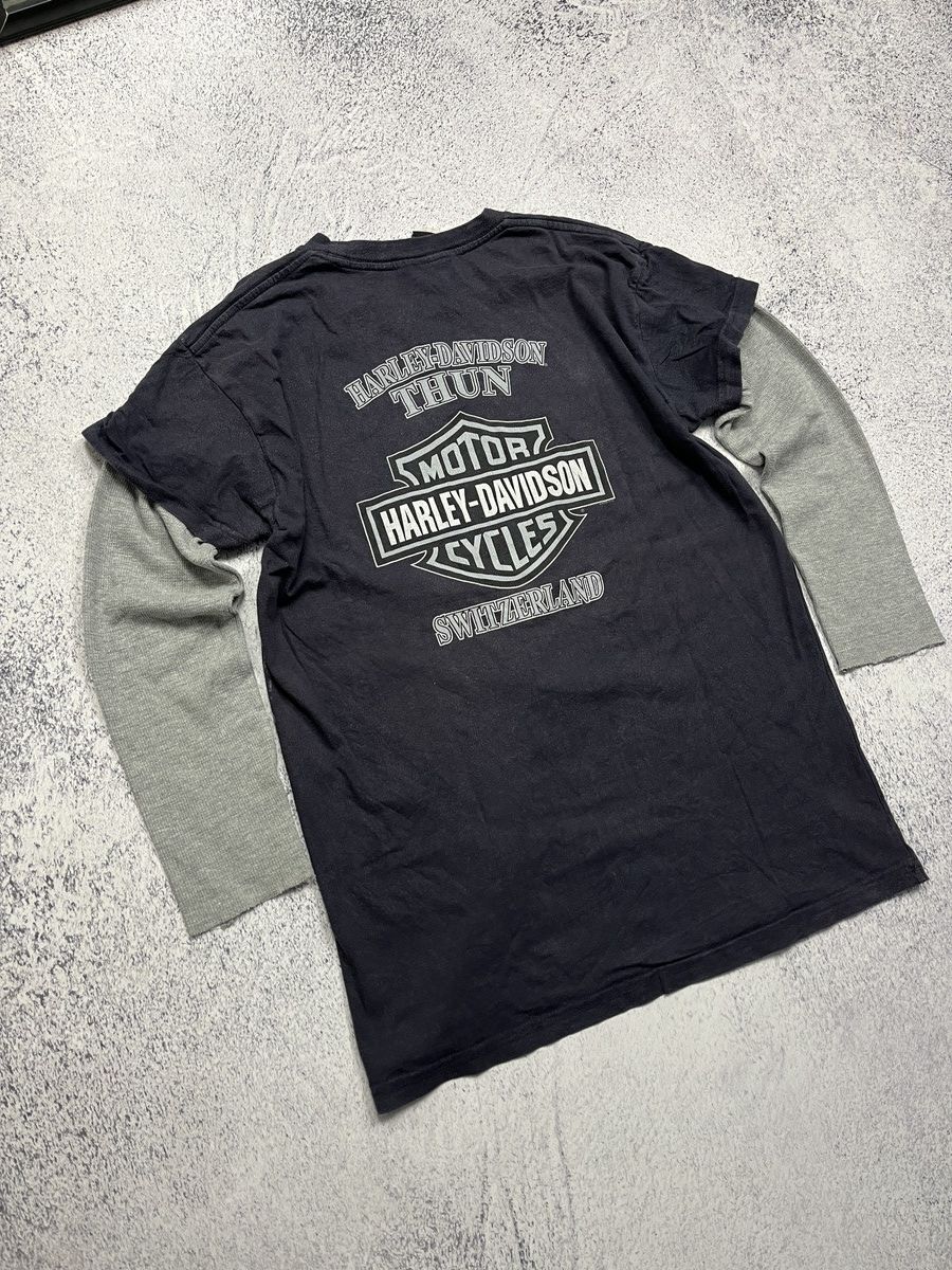Harley Davidson Vintage 2009 Harley Davidson Switzerland Thun Tee Shirt Rare Size M / US 6-8 / IT 42-44 - 10 Thumbnail