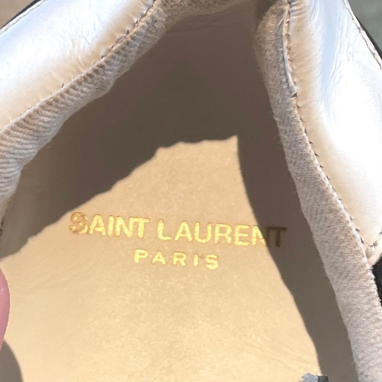 Saint Laurent Paris Saint Laurent Black Suede Nylon Low-top Sneakers Size US 8.5 / EU 41-42 - 10 Thumbnail
