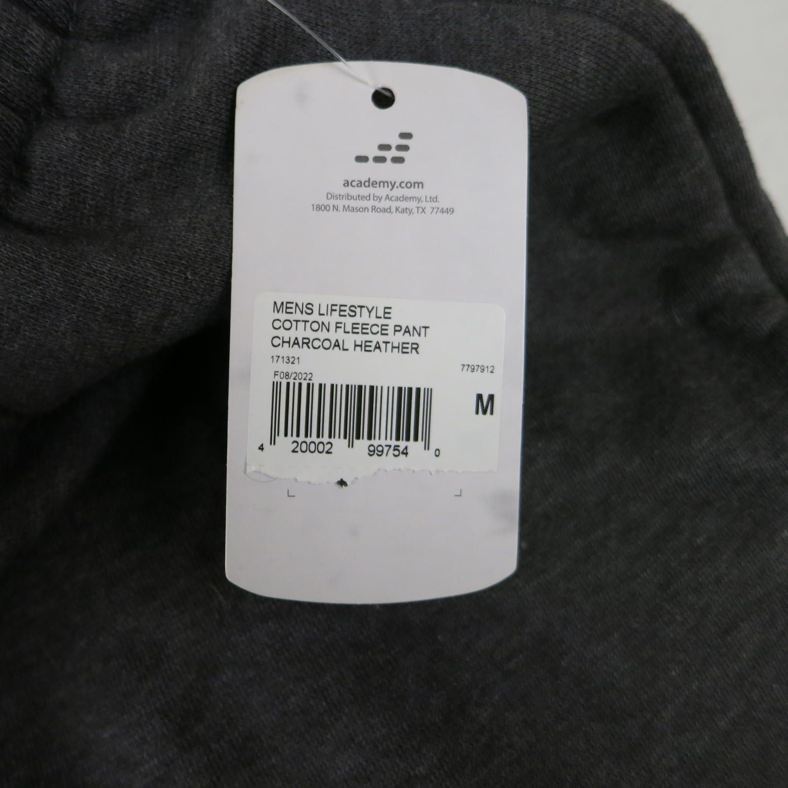 Other Men's M BCG Dark Gray Drawstring Fleece Pants Size US 32 / EU 48 - 4 Thumbnail