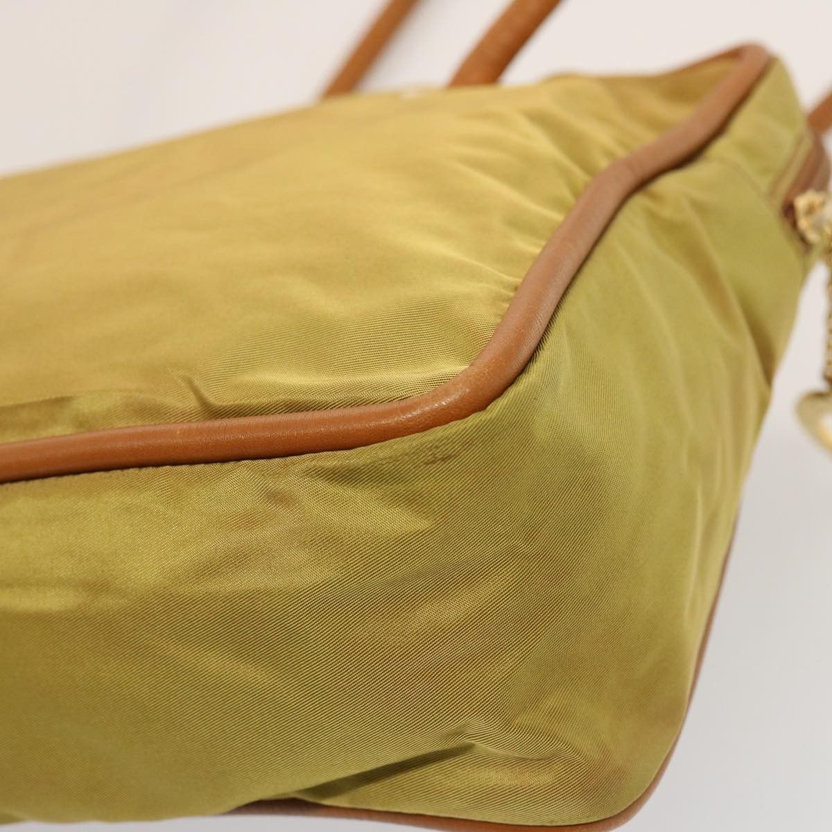 Celine CELINE Shoulder Bag Nylon Khaki Size ONE SIZE - 9 Thumbnail