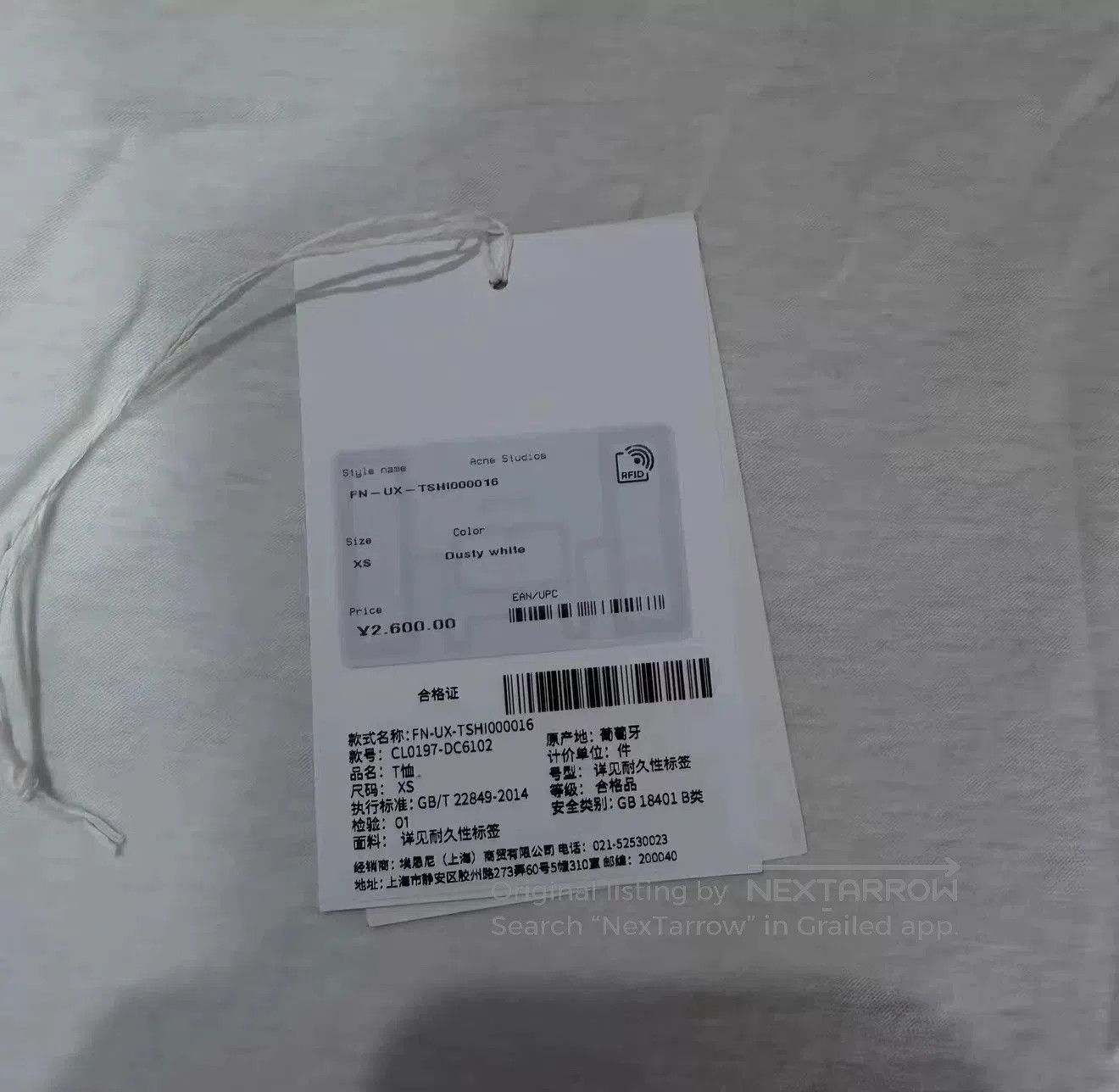 Acne Studios Acne Studios 1966 Slogan Long Sleeve. Size US XS / EU 42 / 0 - 4 Thumbnail