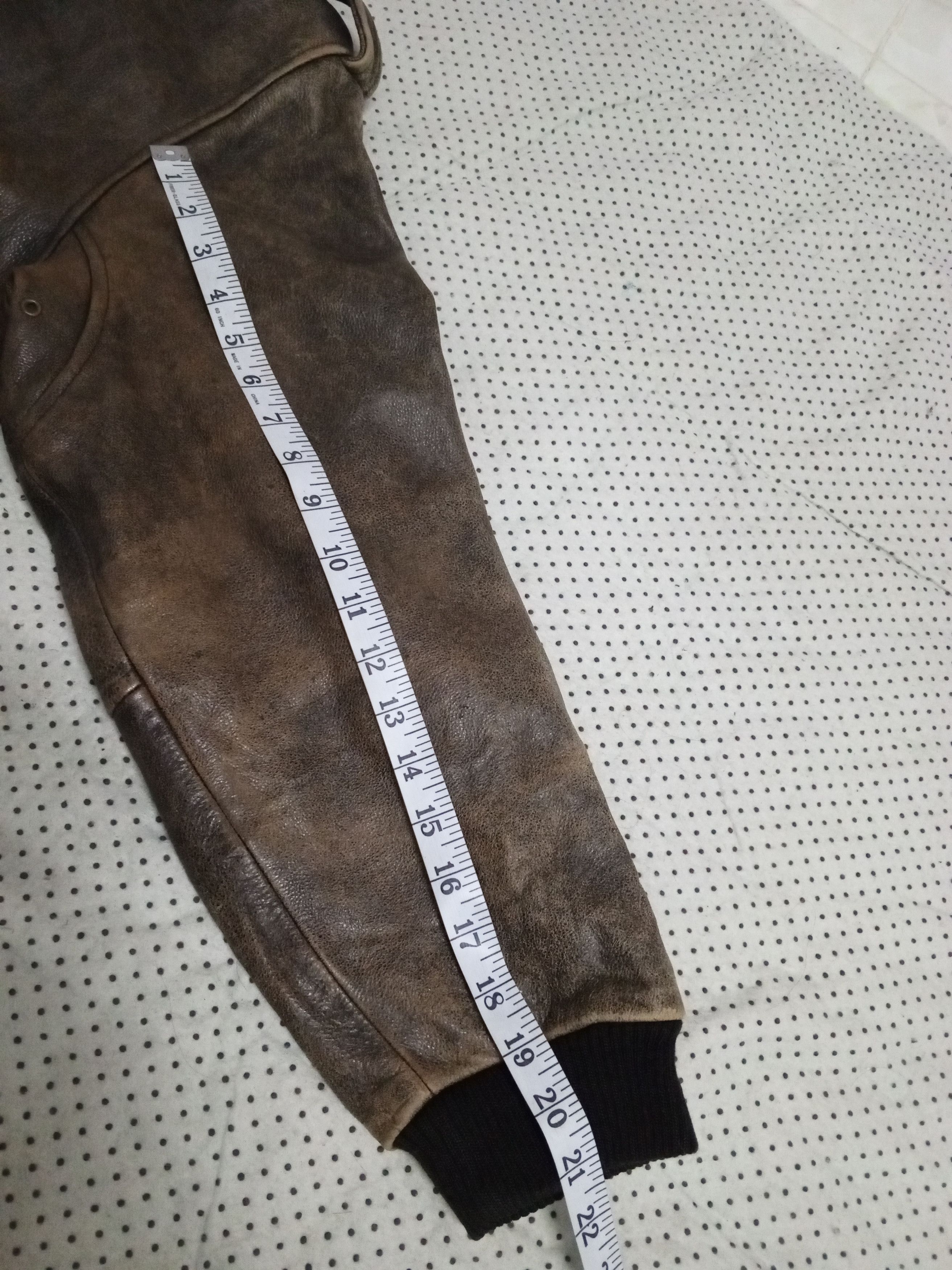Other DANBURY USA ARMY STYLE LEATHER JACKET Size US L / EU 52-54 / 3 - 14 Thumbnail