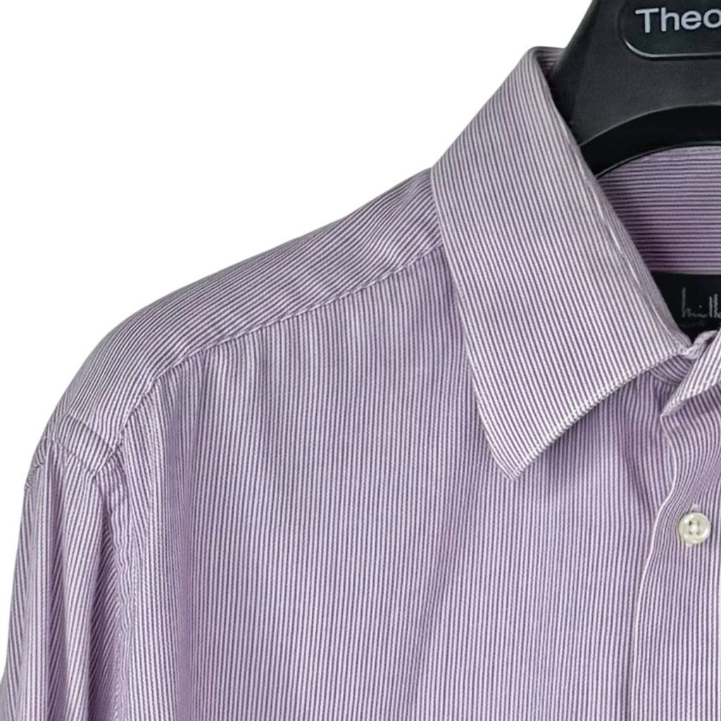 Nicole Miller NICOLE MILLER NEW YORK Men's Designer Pink Button Up L Size US L / EU 52-54 / 3 - 1 Thumbnail