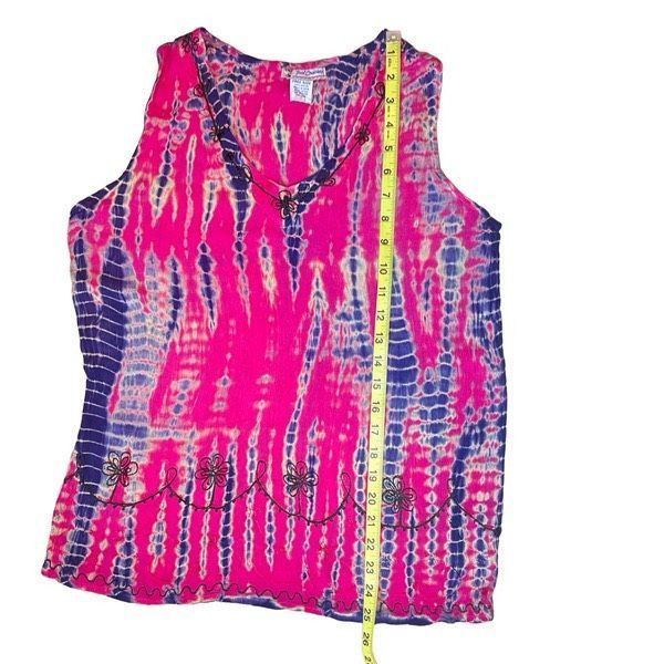 Vintage Vintage embroidered batik tie dye two piece set Size 30" / US 8 / IT 44 - 5 Thumbnail