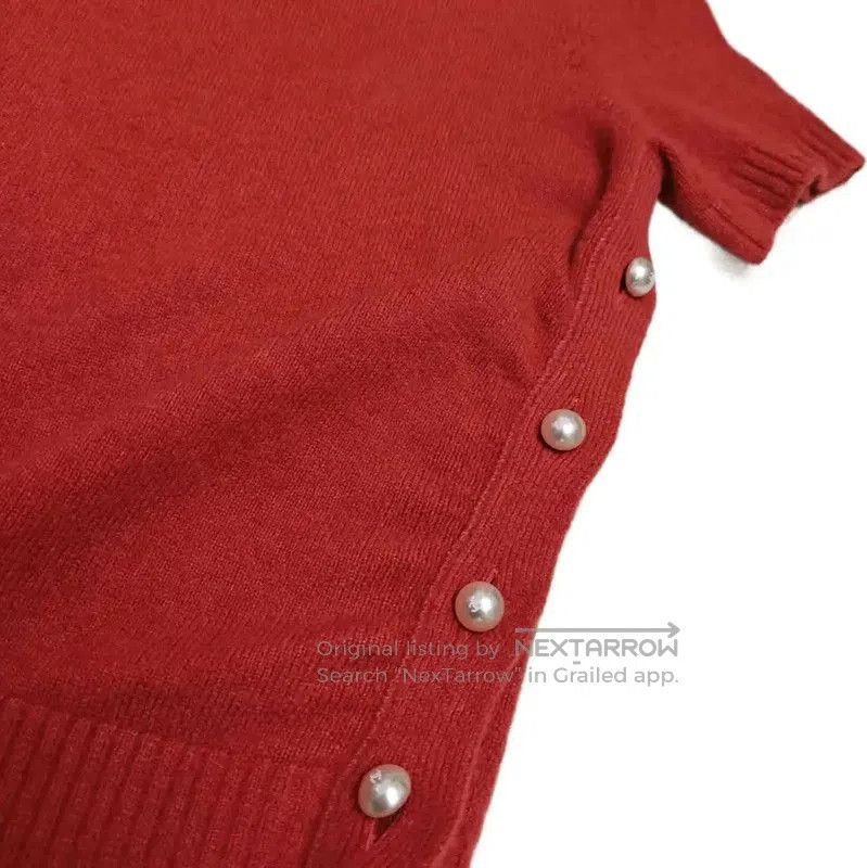 Chanel Chanel Short Sleeve Cashmere Sweater in Watermelon . Size S / US 4 / IT 40 - 3 Thumbnail