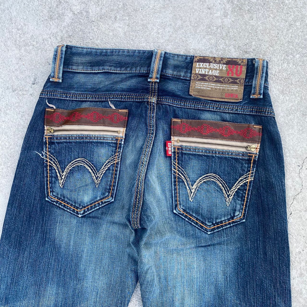 If Six Was Nine Vintage Edwin Exclusive Vintage Distressed Denim Size US 32 / EU 48 - 9 Thumbnail