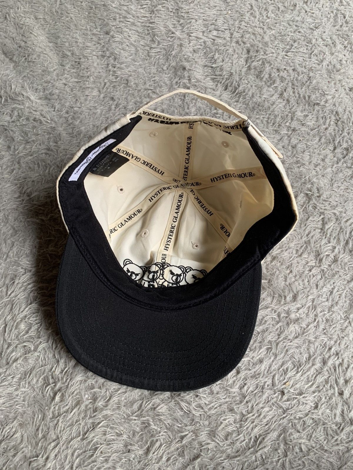 Hysteric Glamour Hysteric Glamour Fuck Bear Two Tone Cap Hat Size ONE SIZE - 5 Thumbnail