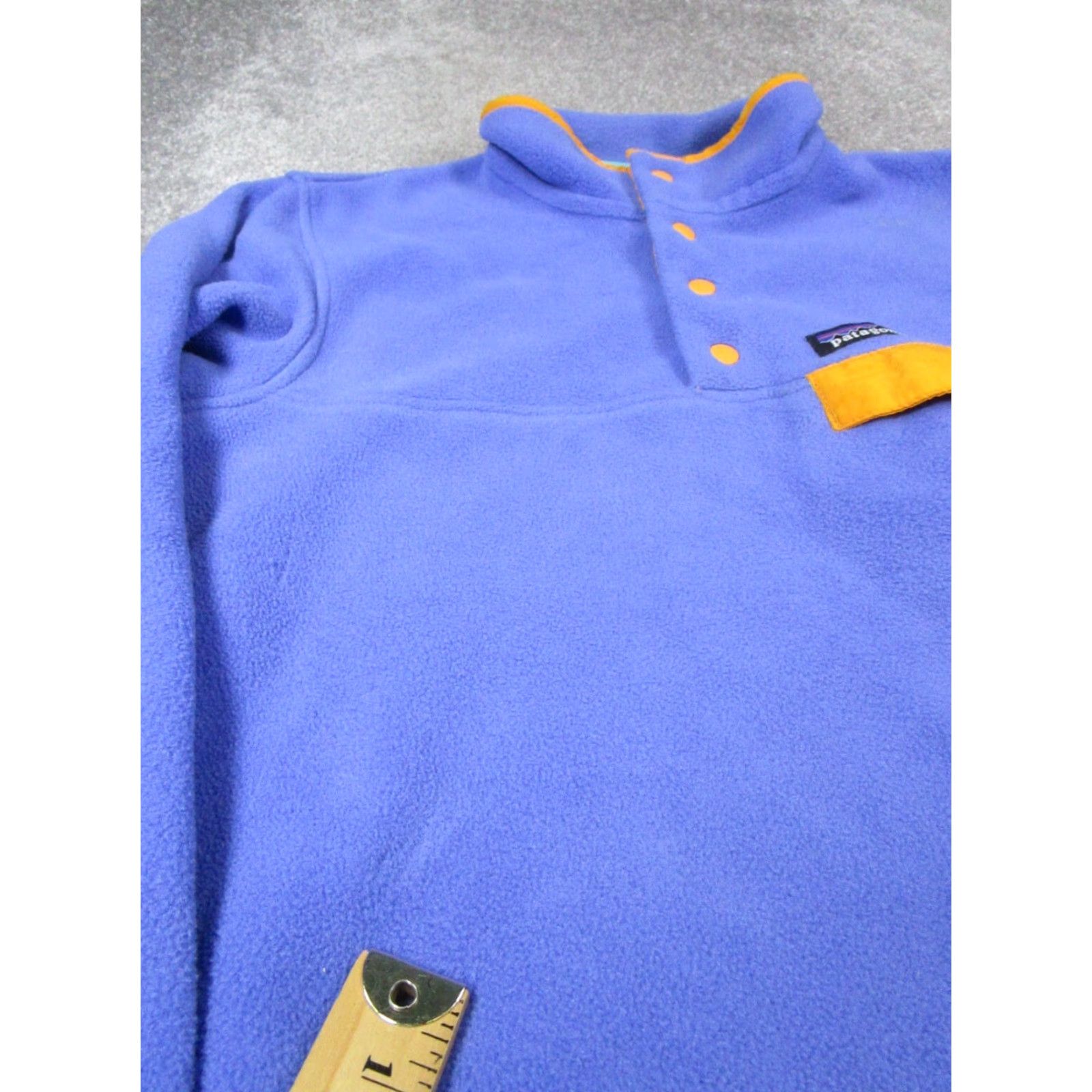 Patagonia Patagonia Synchilla Snap-T Sweater Womens XS Blue Yellow Hiking Fleece Size M / US 6-8 / IT 42-44 - 6 Thumbnail