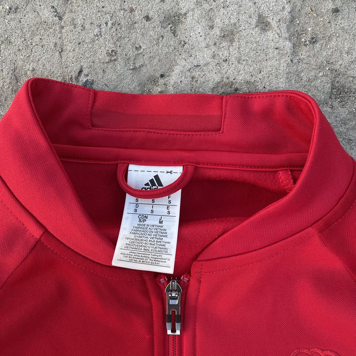 Adidas Vintage Adidas Manchester United Zip Sweater Y2K Football Size US S / EU 44-46 / 1 - 7 Thumbnail