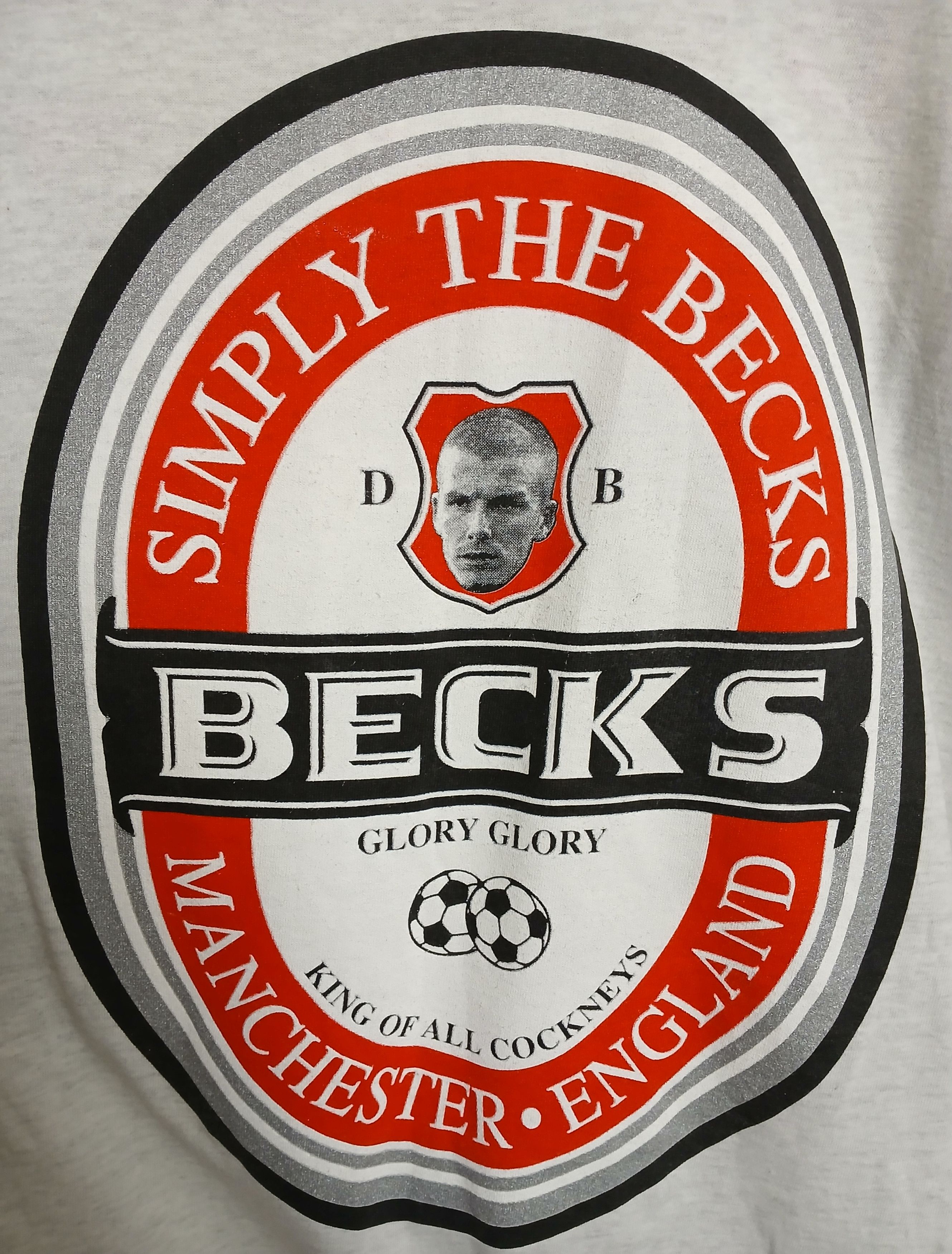 David Beckham Manchester United David Beckham Football T-Shirt Size US M / EU 48-50 / 2 - 4 Thumbnail