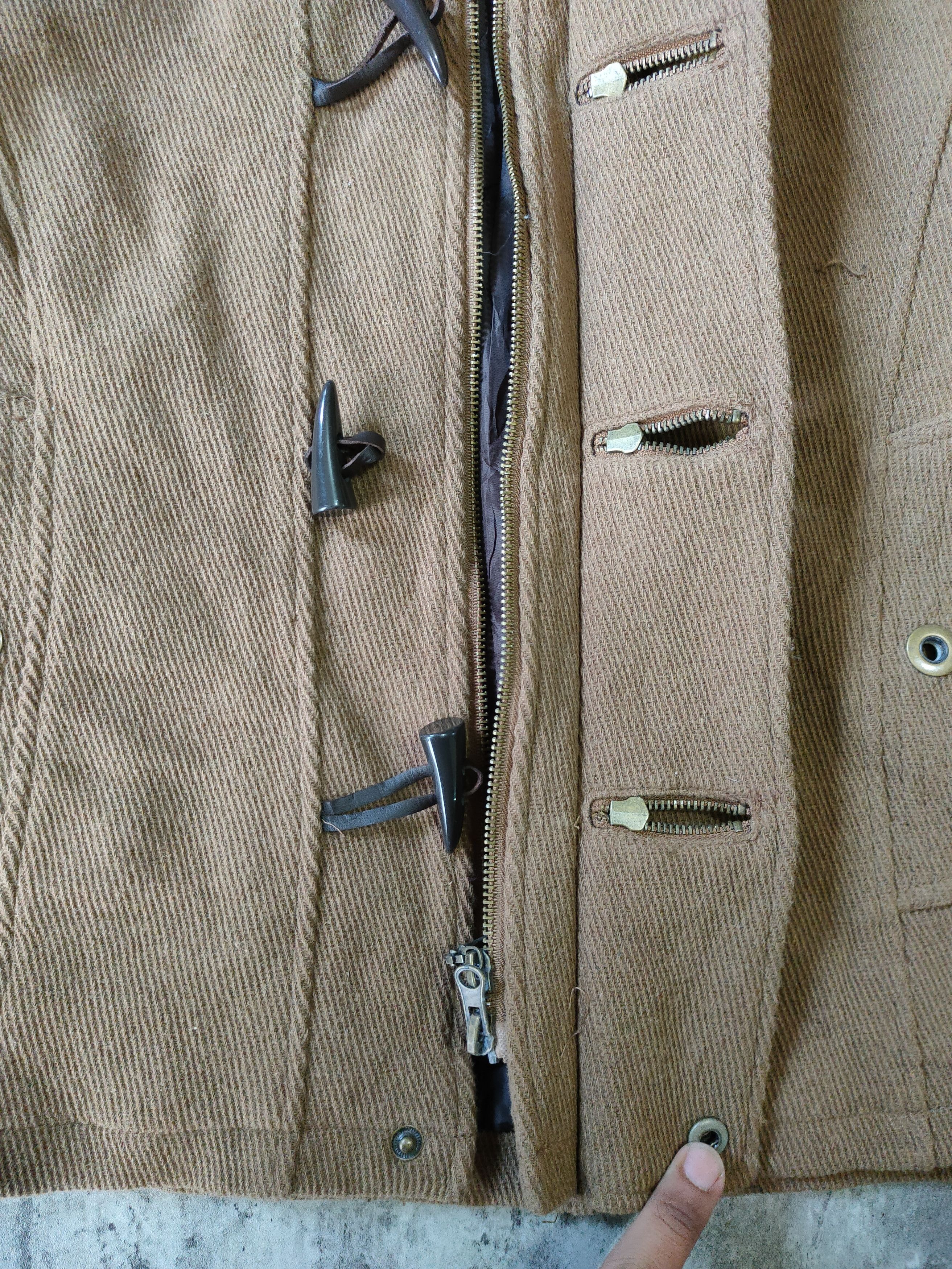 Semantic Design duffle jacket fur hoodie