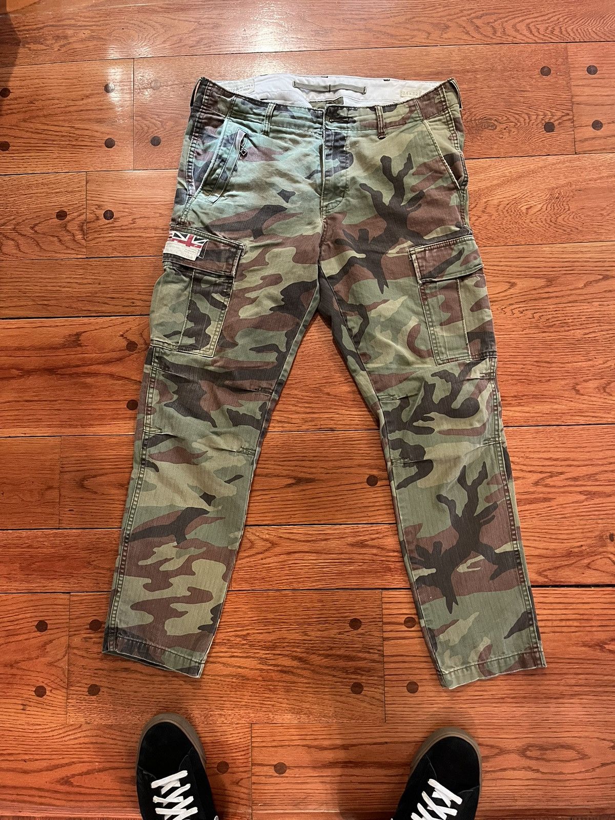 Denim & Supply Ralph Lauren Ralph Lauren Denim & Supply Vintage Camo Cargo Pants Supreme Size US 34 / EU 50 - 1 Thumbnail