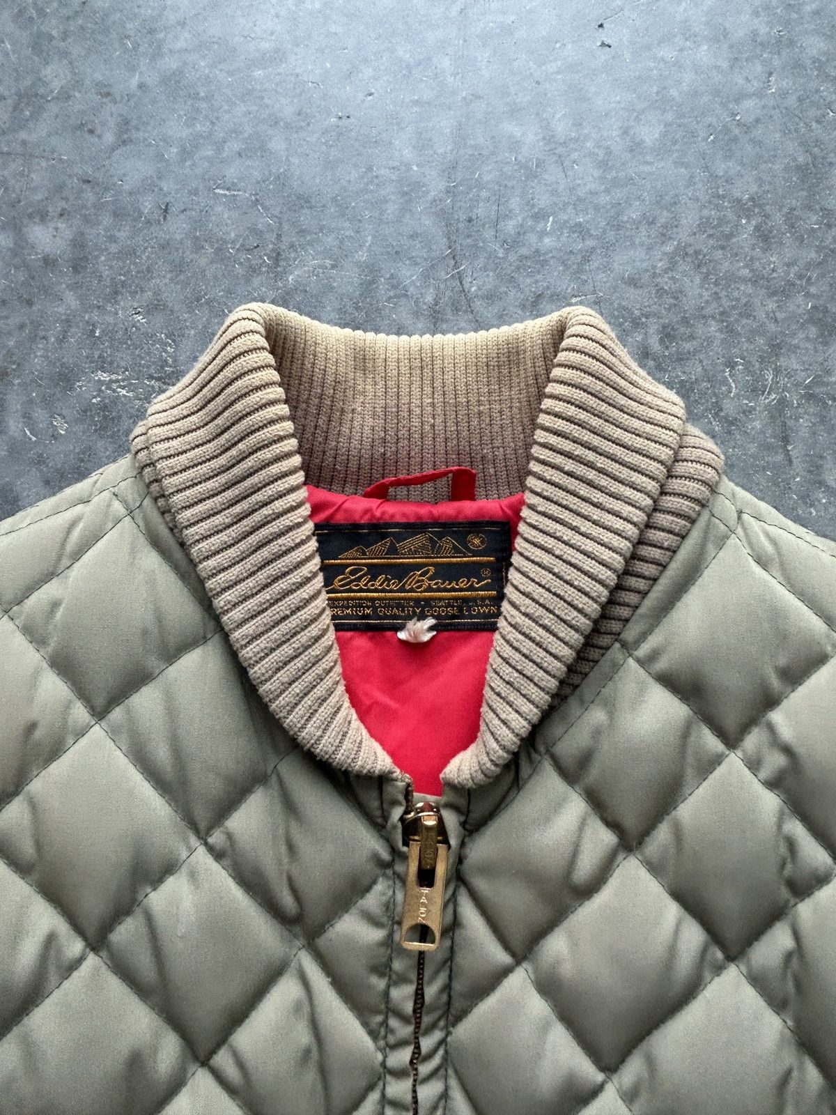 Eddie Bauer Vintage 70s Eddie Bauer Diamond Quilted Down Puffer Jacket Size US XL / EU 56 / 4 - 8 Thumbnail