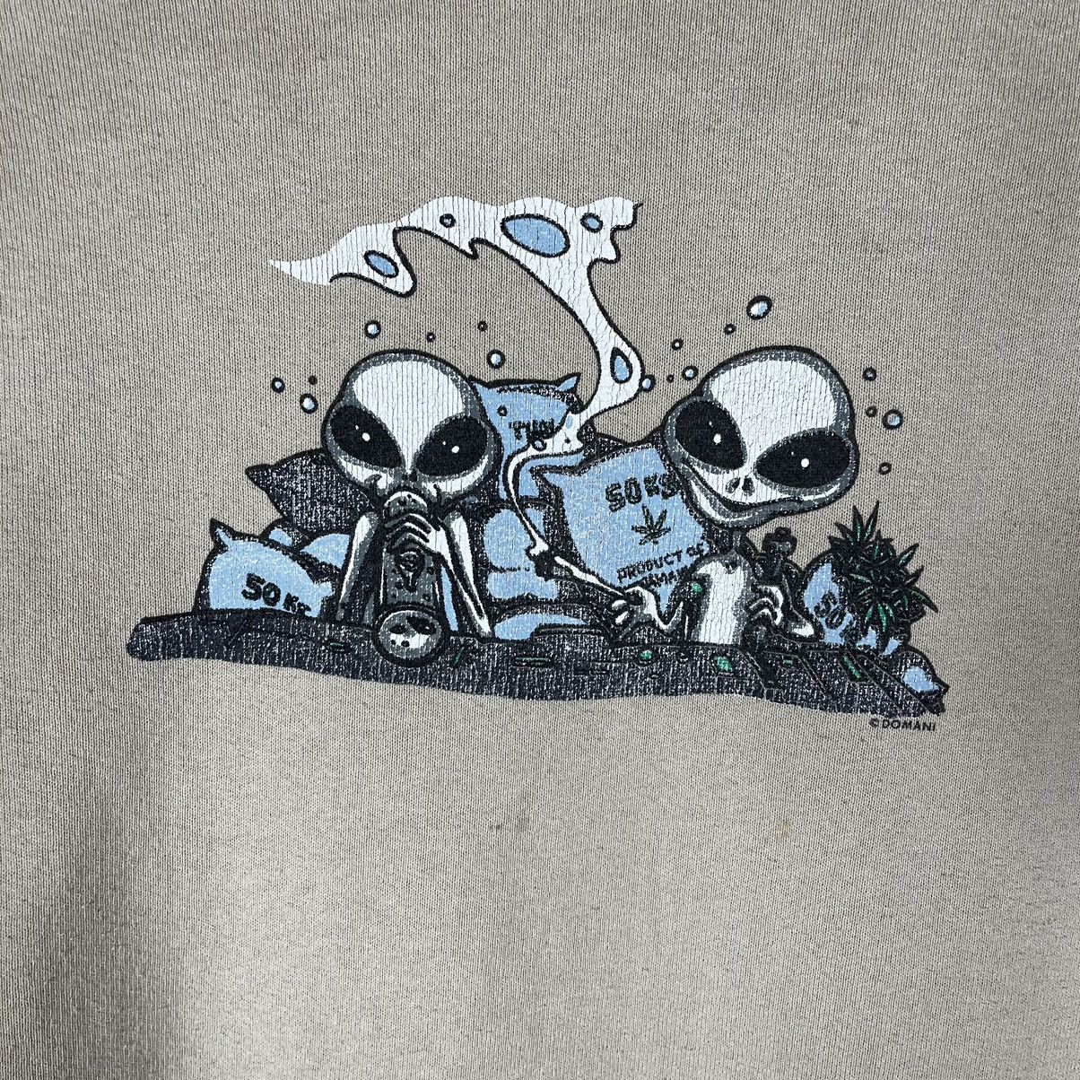 Vintage Vintage Crazy Funny Aliens Hoodie Sweatshirt UFO Blind Style Size US XL / EU 56 / 4 - 3 Thumbnail