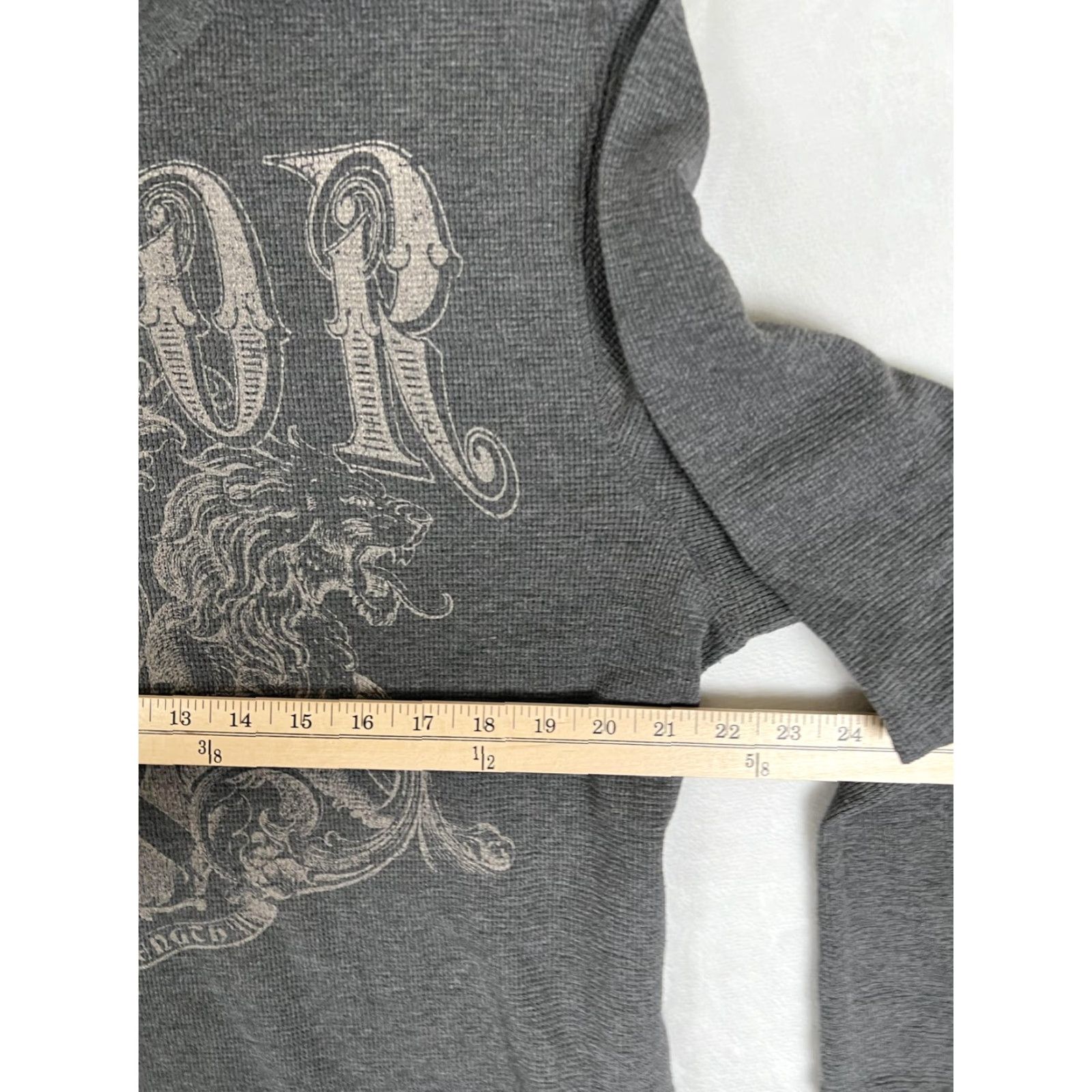 Old Navy VTG Old Navy Thermal Shirt Mens XL Gray Honor Lions Long Sleeve Waffle Graphic T-Shirt Crew Neck Size US XL / EU 56 / 4 - 6 Thumbnail