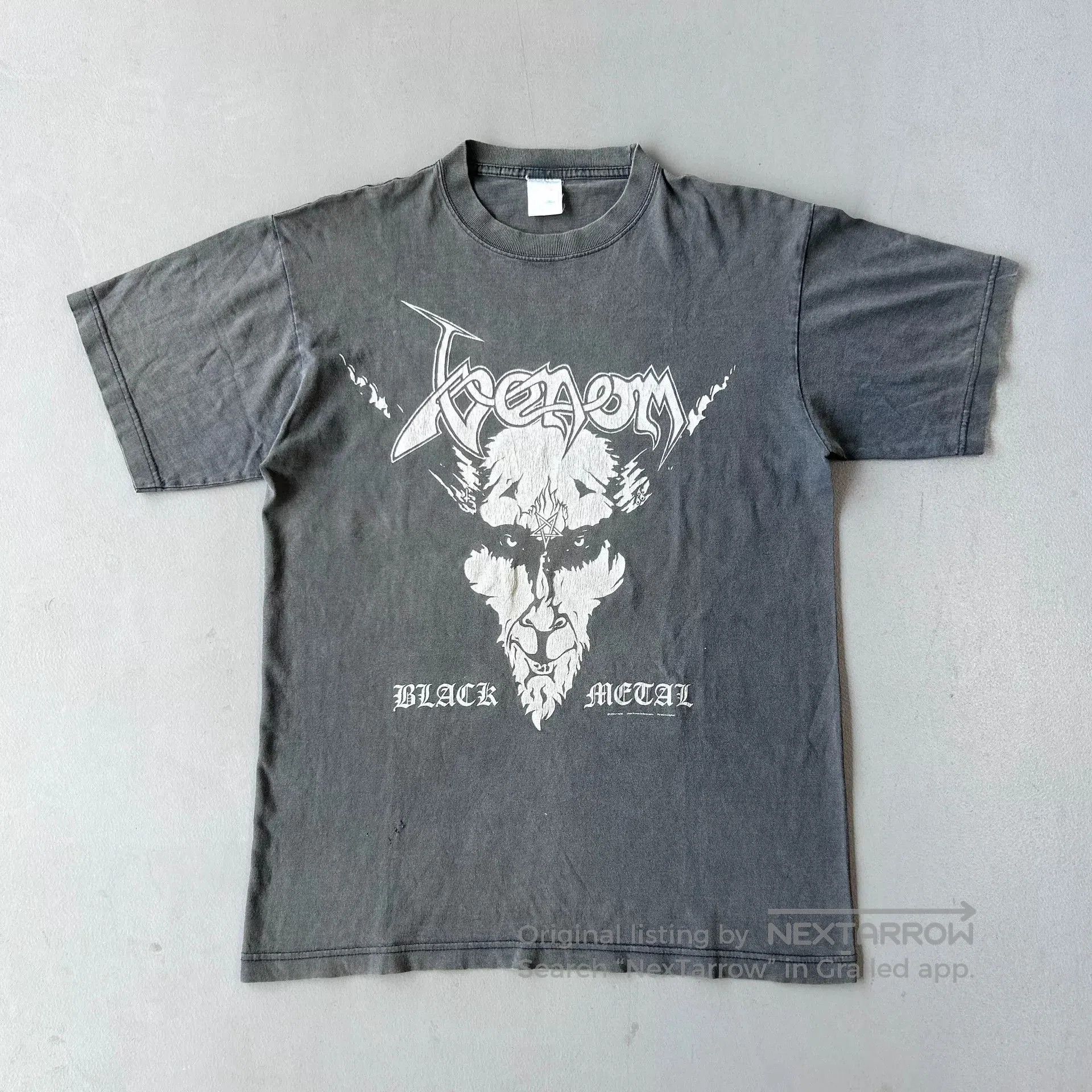 Vintage Vintage 90s Venom Darkthrone Metal Tee. Size US M / EU 48-50 / 2 - 1 Thumbnail