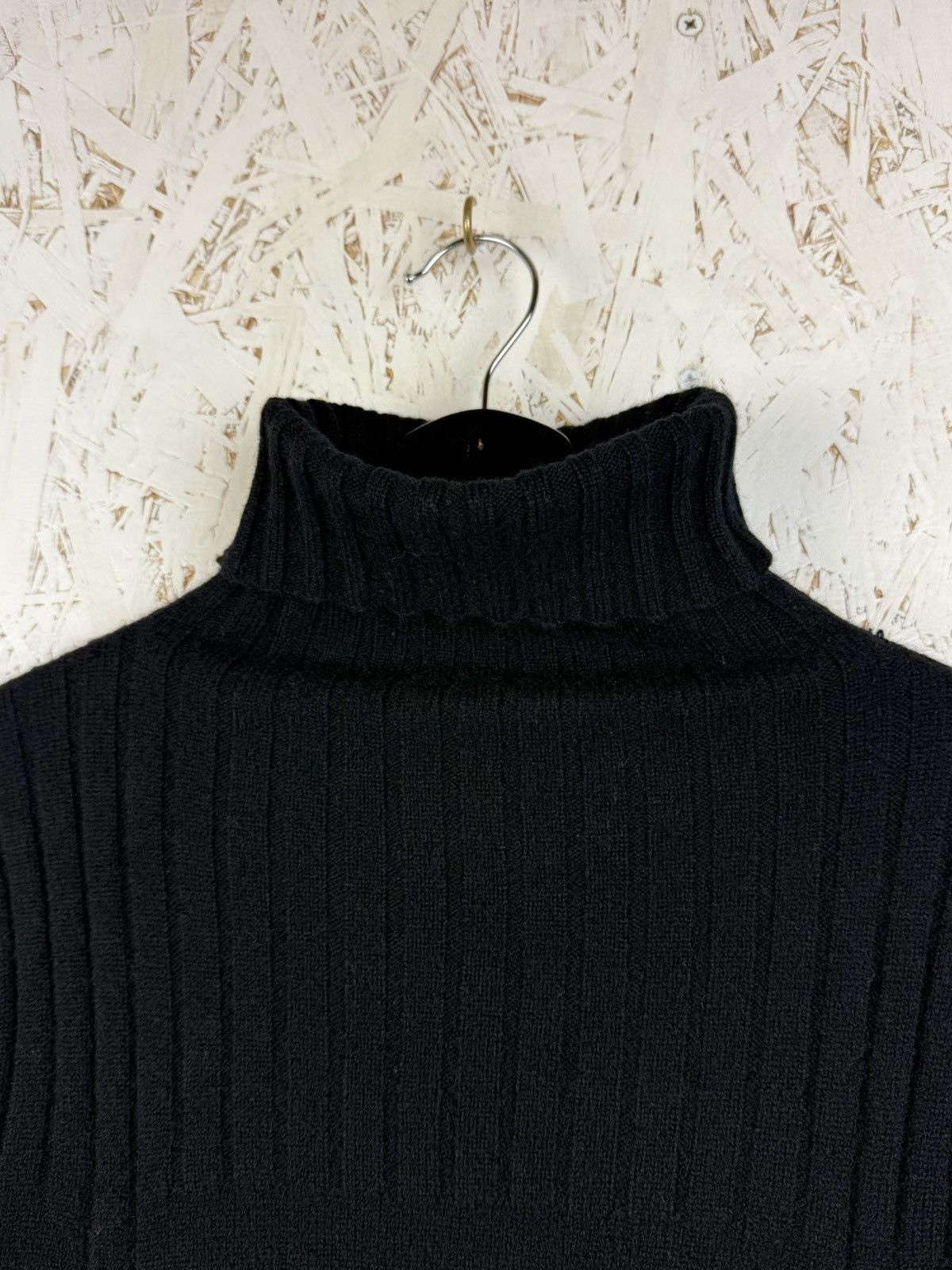 Jean Paul Gaultier 90s Jean Paul Gaultier Homme Objet Wool Turtleneck Sweater Size US M / EU 48-50 / 2 - 2 Thumbnail