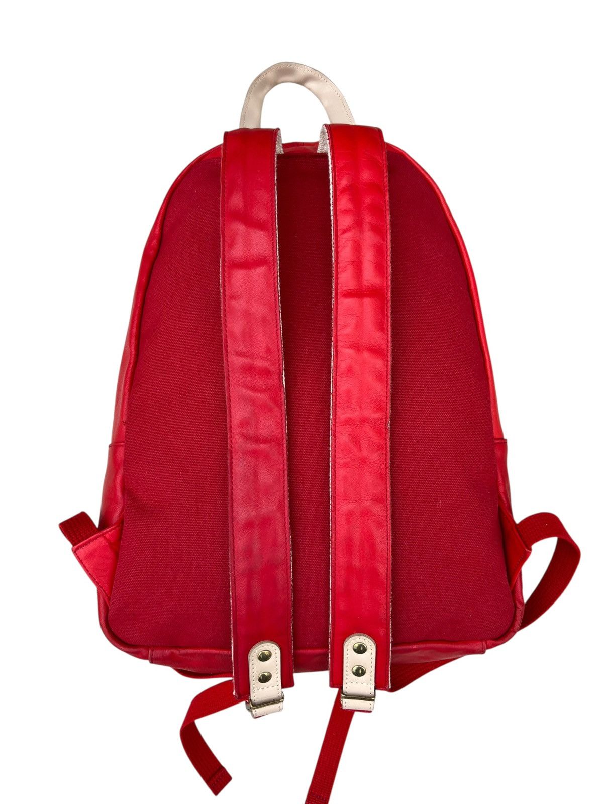 Shellac Agility Japan Patina Red Leather Backpack Bag Size ONE SIZE - 7 Thumbnail