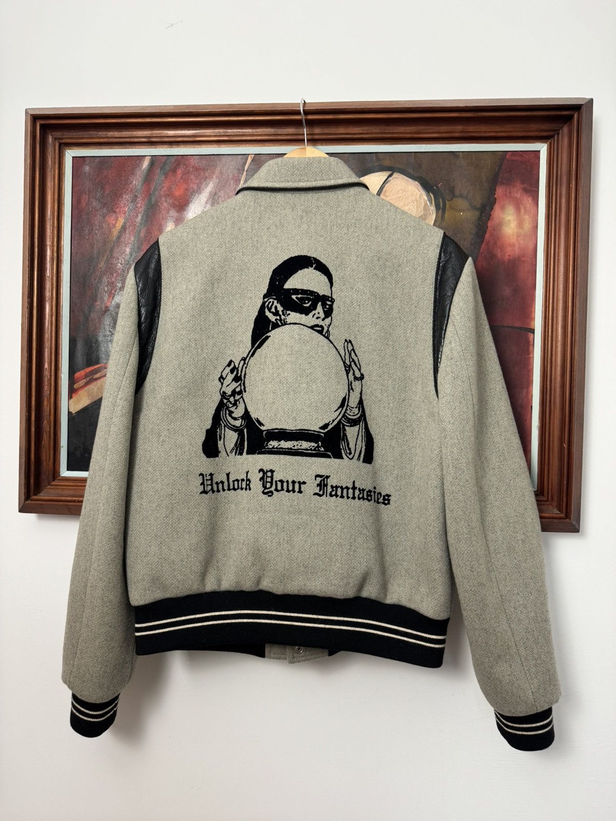 Celine × Hedi Slimane Celine Teddy “Unlock Your Fantasies” Varsity Jacket 50 size Size US M / EU 48-50 / 2 - 1 Thumbnail
