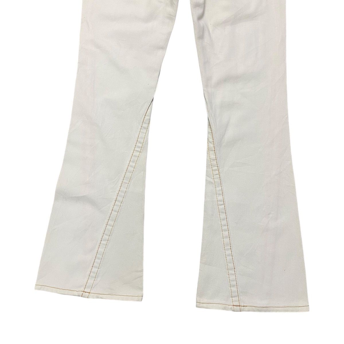 True Religion True Religion Off White Denim Flare Jeans Size 26" / US 2 / IT 38 - 13 Thumbnail
