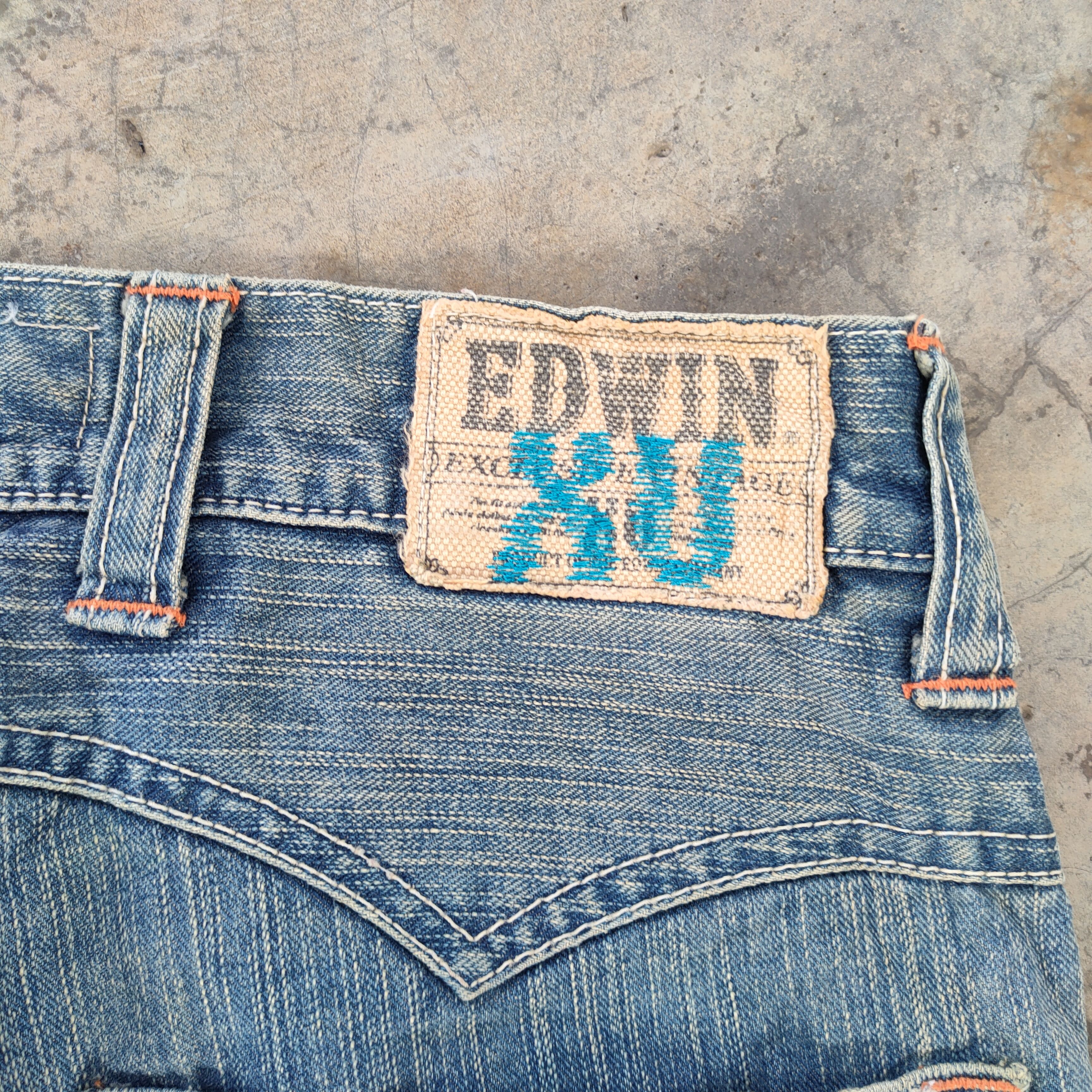 Edwin W32 VINTAGE EDWIN XV FADED JEANS DENIM PANTS Size US 32 / EU 48 - 15 Thumbnail