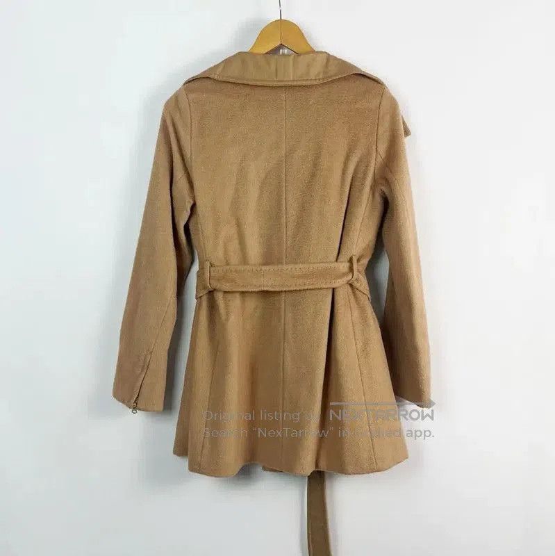 Max Mara MaxMara Brown Wool Women's Coat . Size XXS / US 00 / IT 34 - 2 Thumbnail