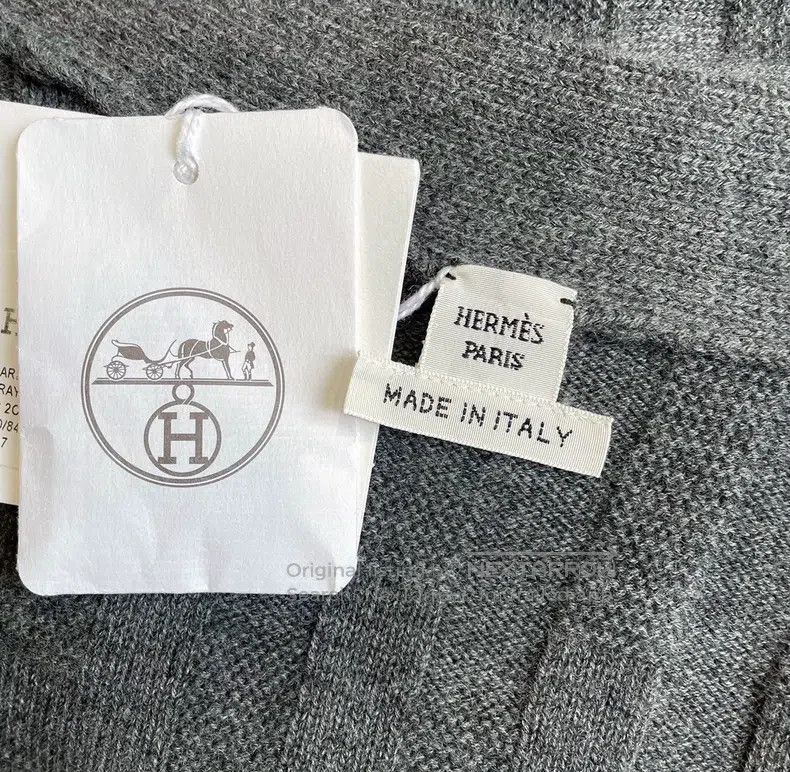 Hermes Hermes Gray knitted cardigan, 100% pure wool Size XS / US 0-2 / IT 36-38 - 5 Thumbnail