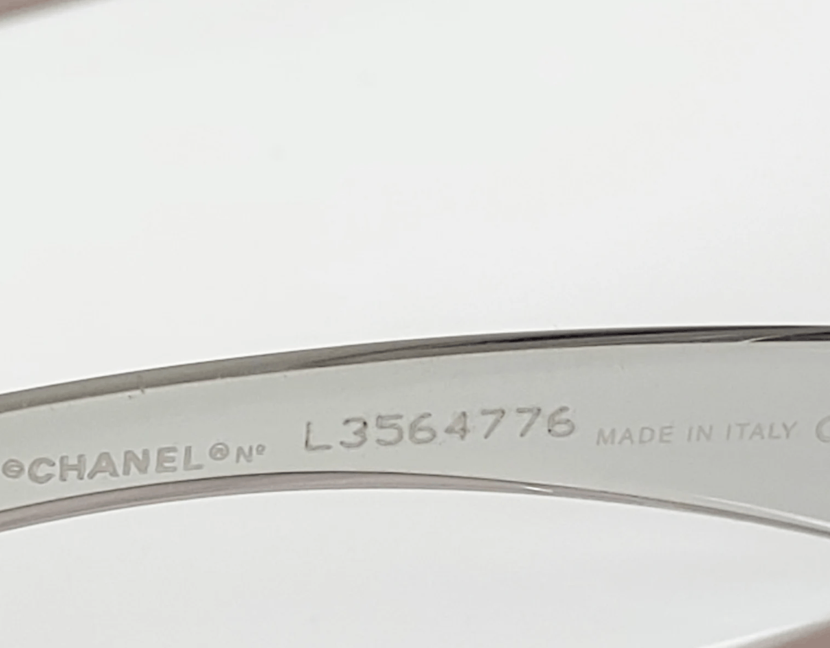 Chanel × Vintage CHANEL Sunglasses 4037 Rimless Rhinestone 4017 Shields RI832 Size ONE SIZE - 5 Thumbnail