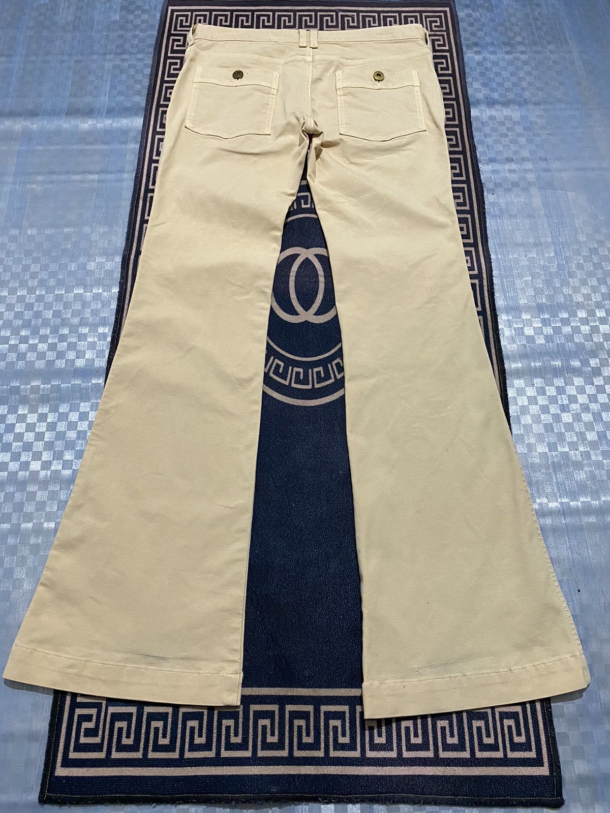 Issey Miyake × Japanese Brand × Tomorrowland Flare Japan 🇯🇵 Tomorrowland Denim Pant Size 30" / US 8 / IT 44 - 1 Thumbnail