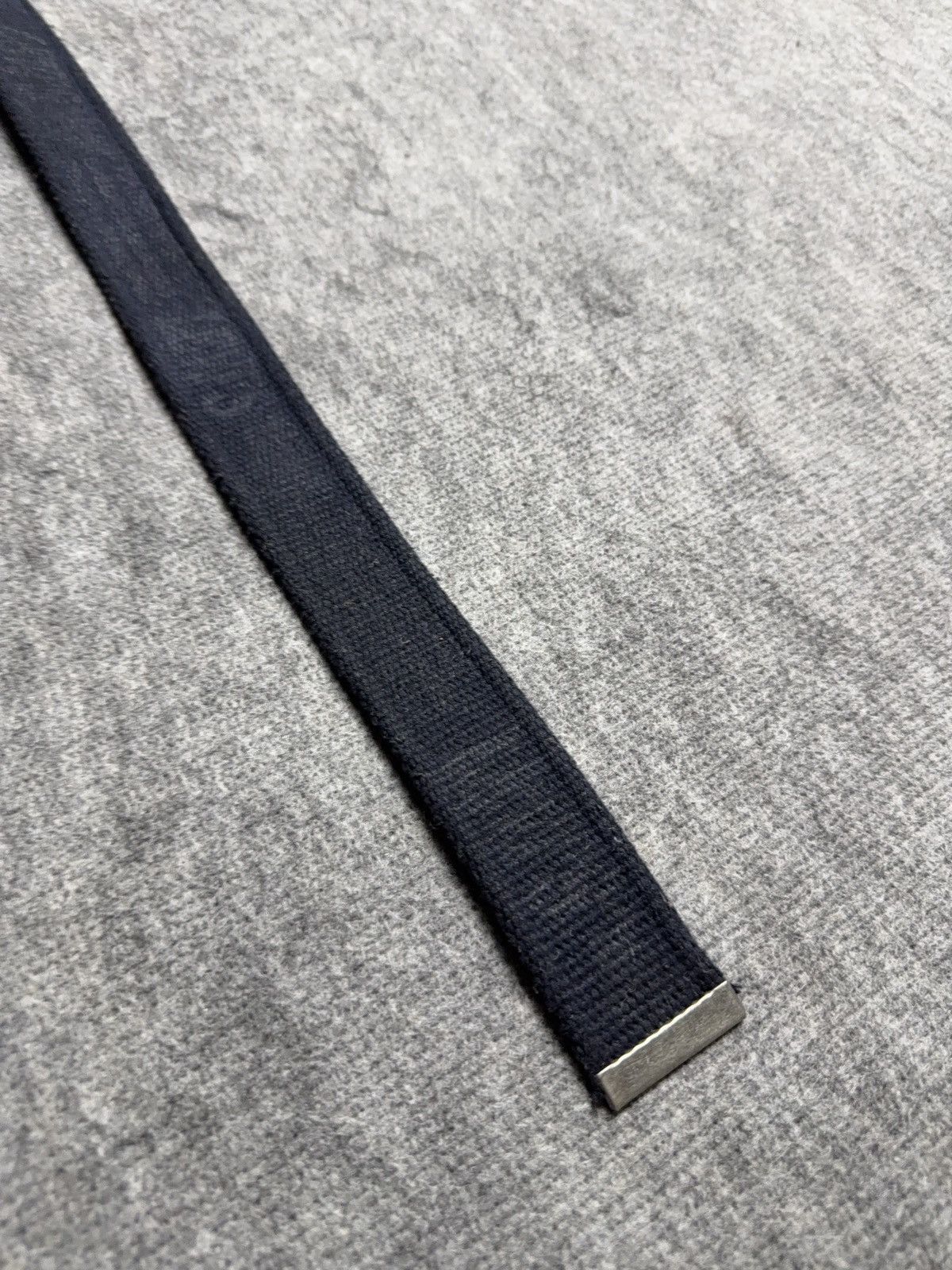 Levi's 00s Y2K Vintage Levi’s Navy Cotton Belt Metal Logo Buckle Size ONE SIZE - 7 Thumbnail
