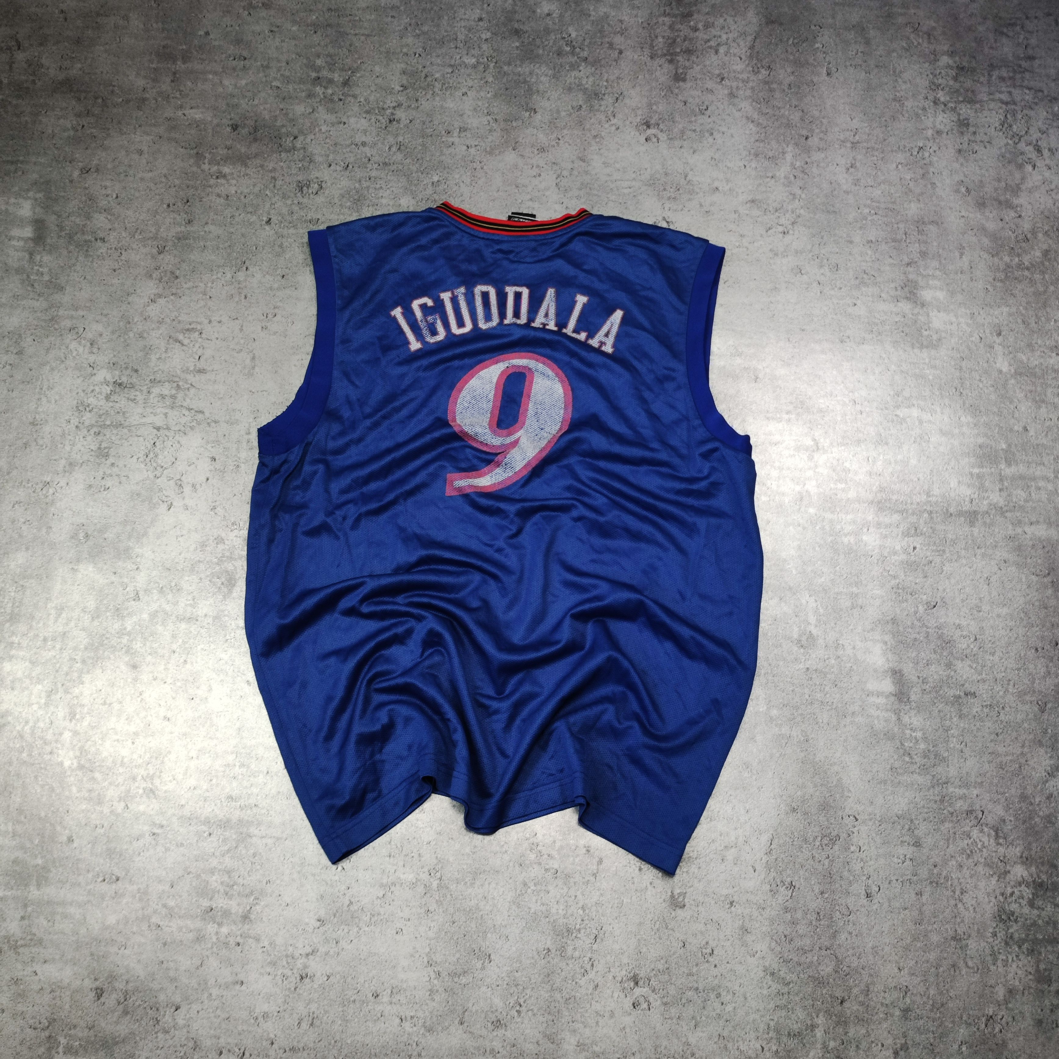 NBA × Reebok RARE Vintage NBA Basketball Sixers #9 Iguodala Jersey Size US L / EU 52-54 / 3 - 2 Thumbnail