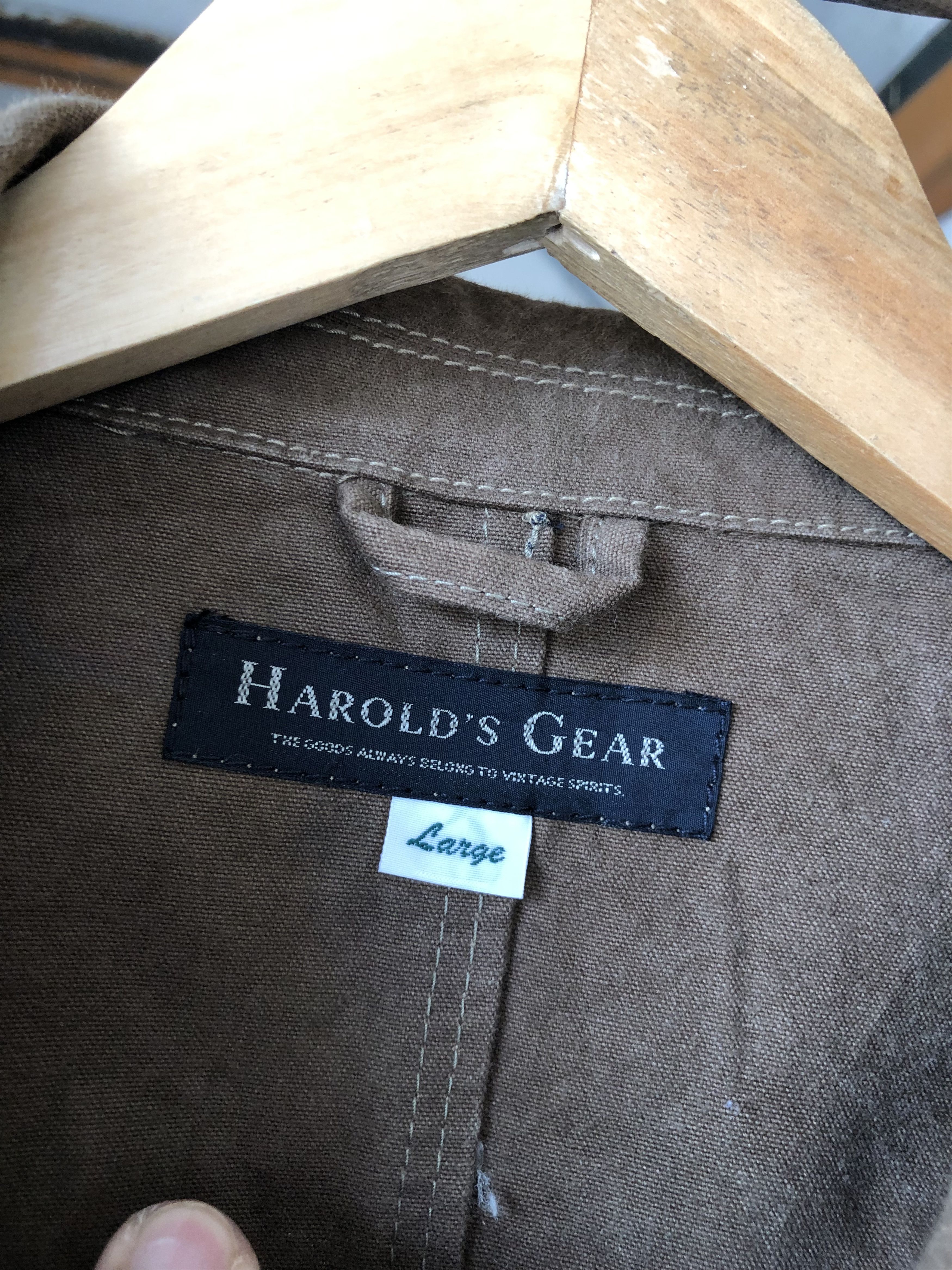 Vintage Vintage 90s Harold's Gear Chore Hunting Jacket Size US L / EU 52-54 / 3 - 3 Thumbnail