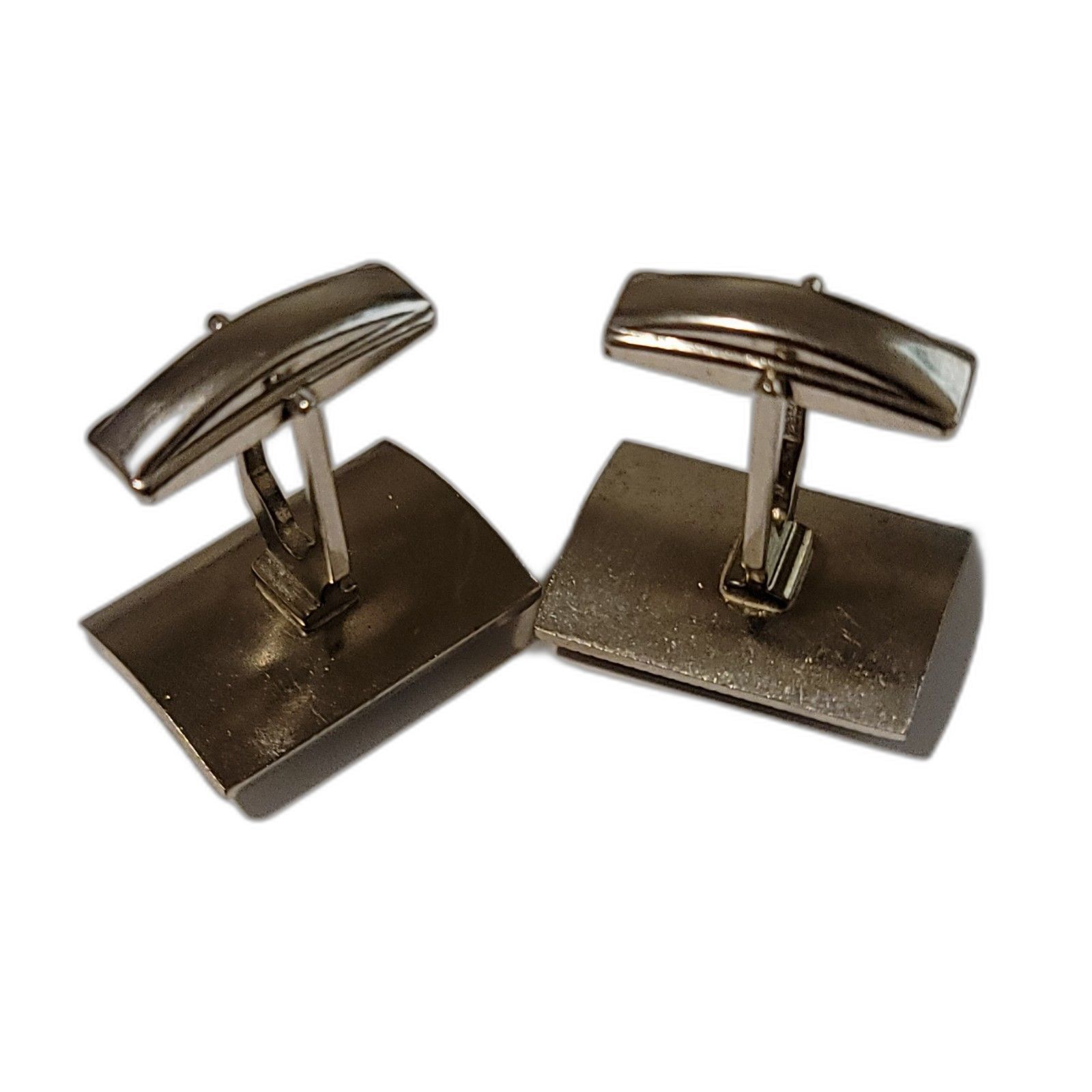 Other Vintage Pioneer Silver Tone Cufflinks Size ONE SIZE - 4 Thumbnail