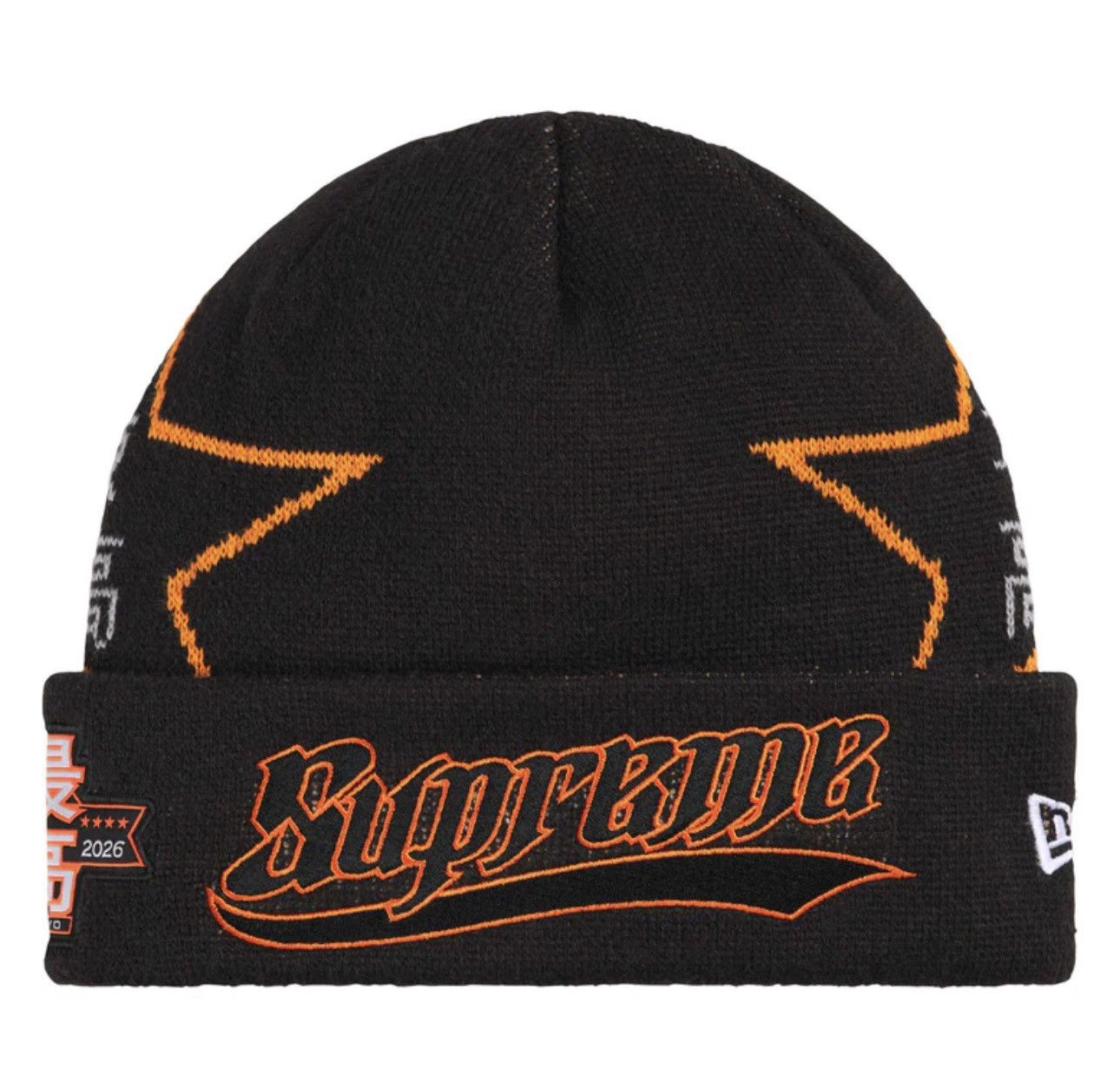 Supreme Supreme New Era Accent Beanie Black | Grailed