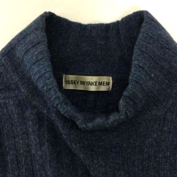 Issey Miyake ISSEY MIYAKE MEN Knit Wool Sweater Blue Size M Long Sleeve Pullover Casual Mens Size US M / EU 48-50 / 2 - 4 Thumbnail
