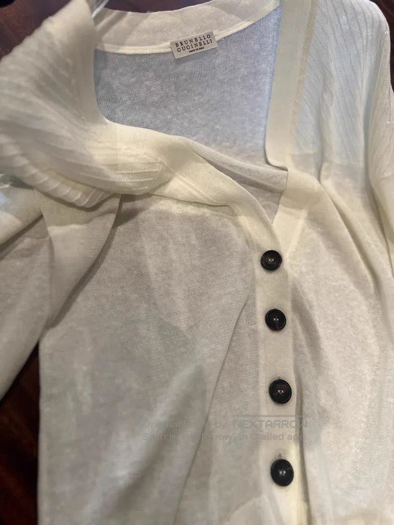 Brunello Cucinelli Brunello Cucinelli Sequined sweater cardigan. Size XS / US 0-2 / IT 36-38 - 7 Thumbnail