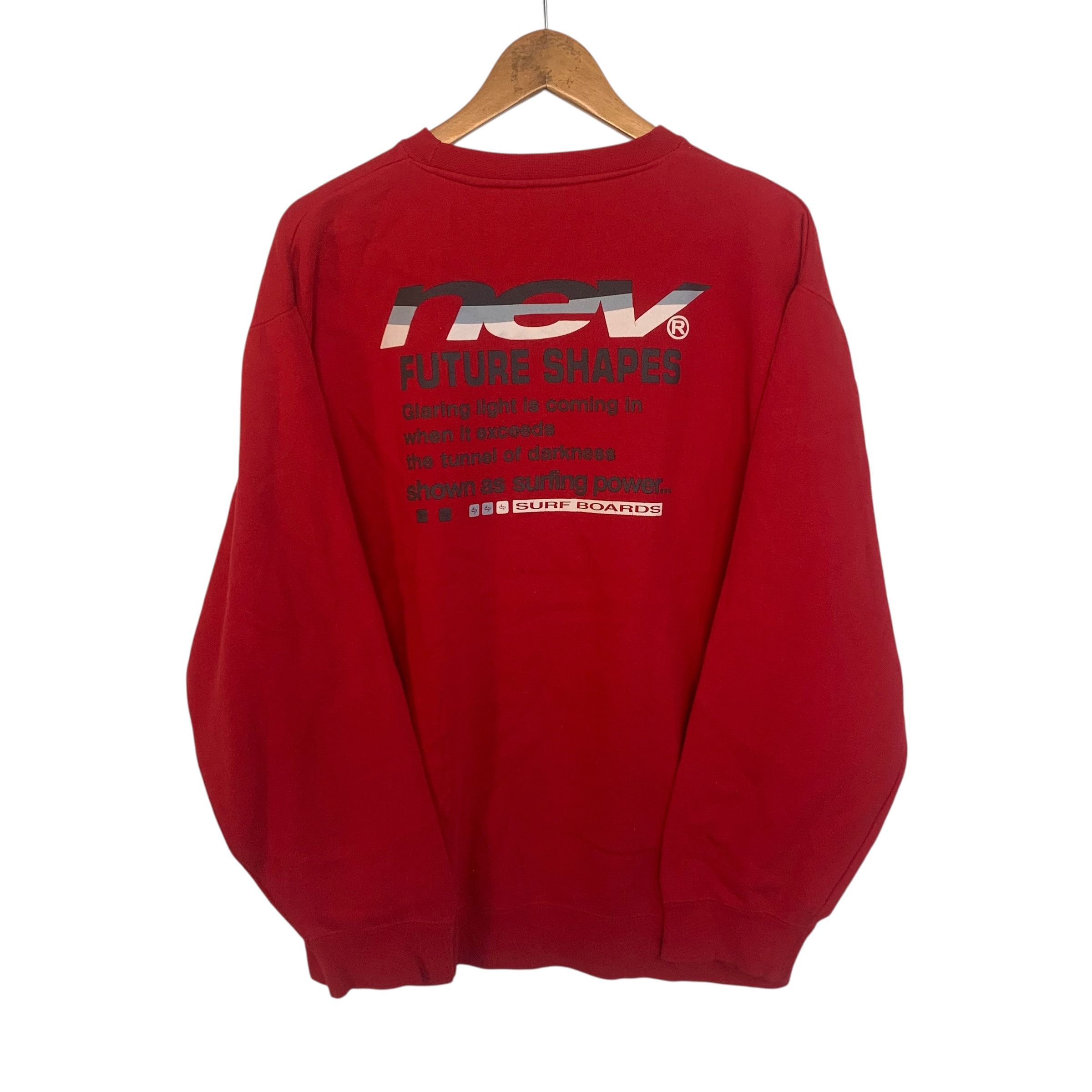 Other Nev Surf Board Sweatshirt Rare XL red Size US XL / EU 56 / 4 - 2 Thumbnail