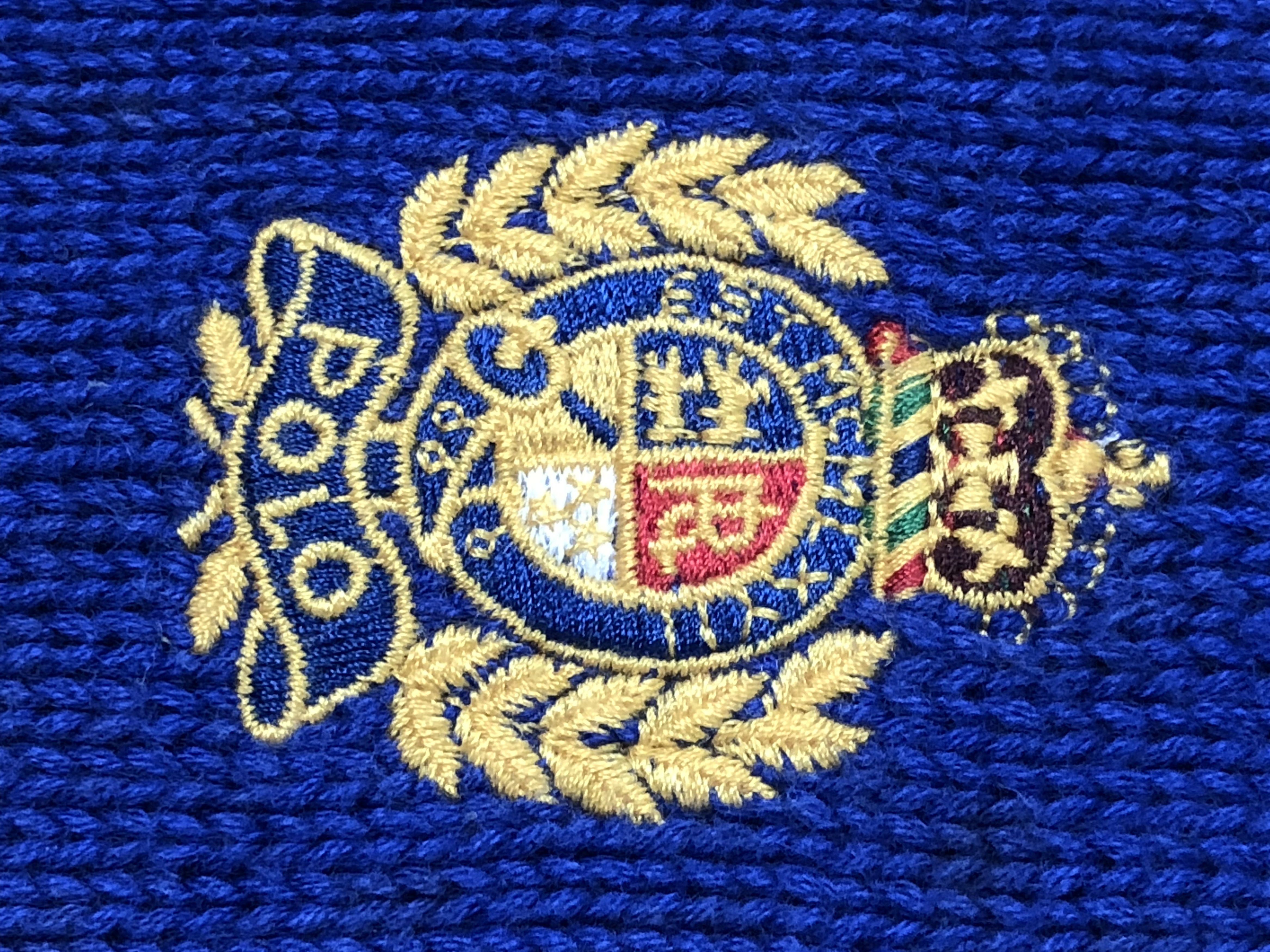 Ralph Lauren × Vintage RARE🔥VINTAGE 90’S RALPH LAUREN MCMLX Vii CROWN KNIT SWEATER Size S / US 4 / IT 40 - 6 Thumbnail
