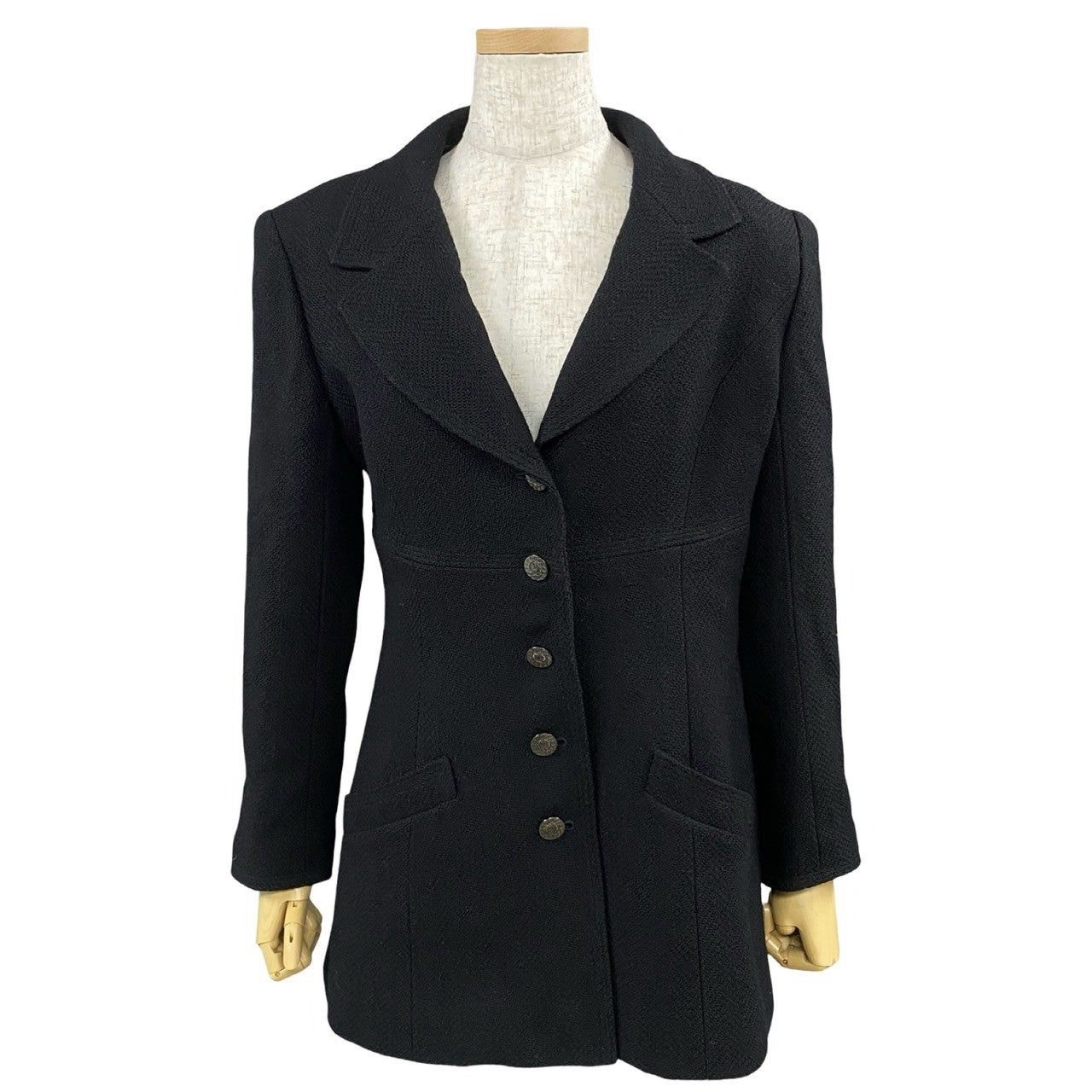 Chanel Chanel Black Wool Size ONE SIZE - 1 Thumbnail