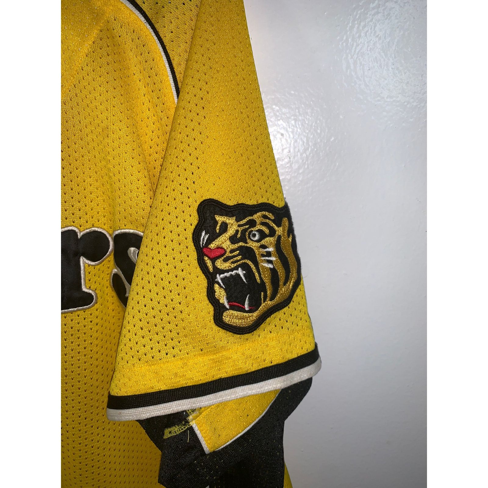 Vintage Hanshin Tigers #25 Official Fan Club Jersey Japan Size US L / EU 52-54 / 3 - 13 Thumbnail