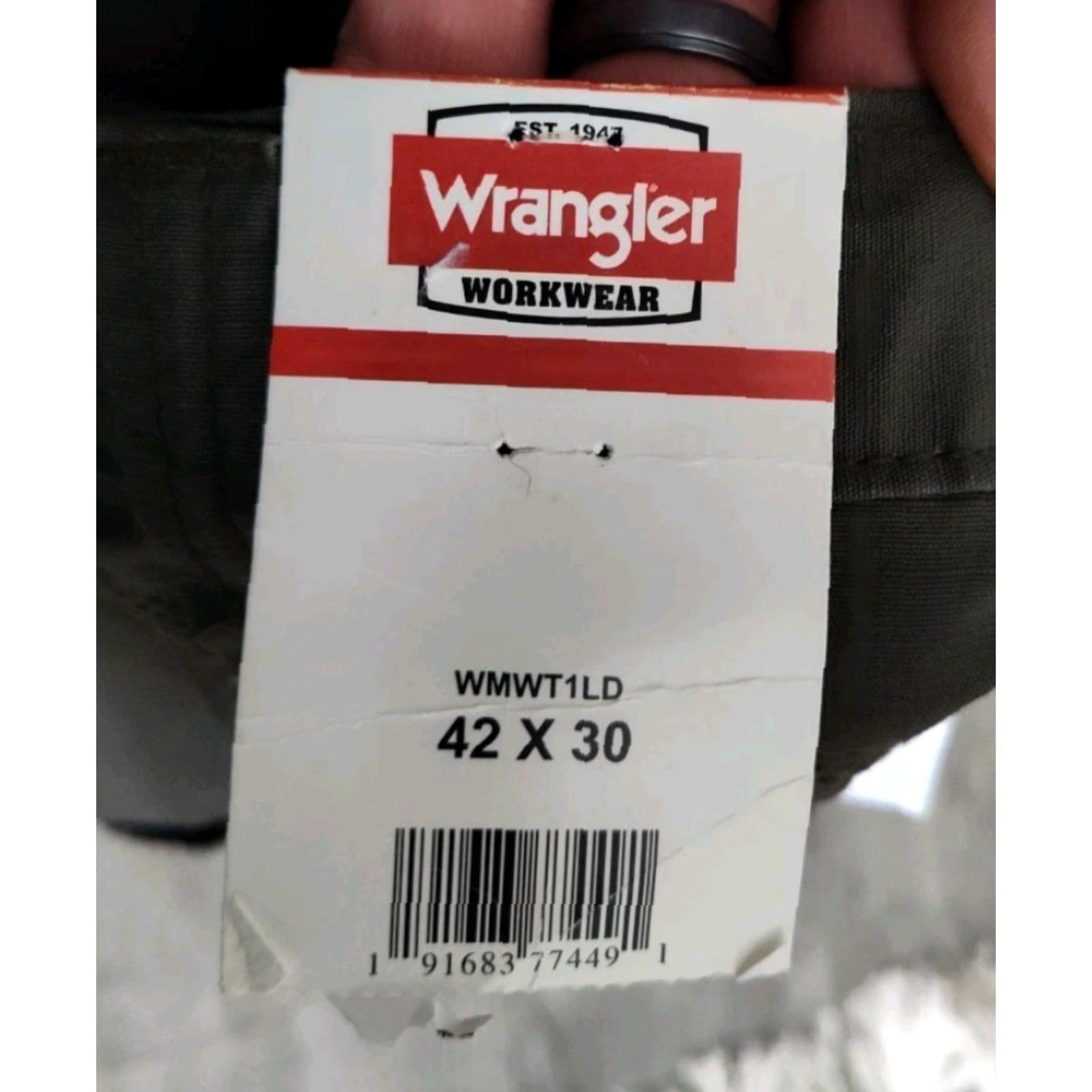 Wrangler Wrangler Technician Work Pants Mens Relaxed Fit Ripstop Olive Green 42x30 NWT Size US 42 / EU 58 - 4 Thumbnail