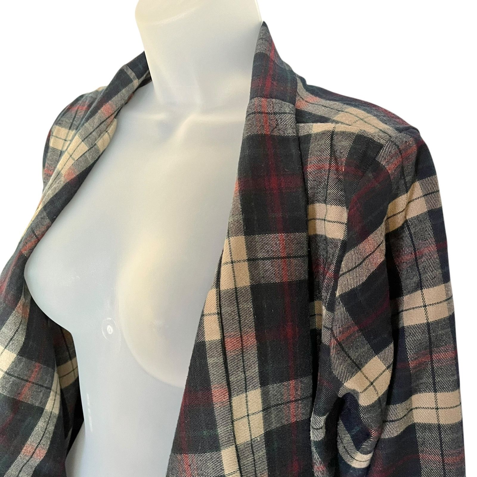 Other Lovers + Friends Days Like These Plaid Tartan Open Jacket Size S / US 4 / IT 40 - 5 Thumbnail