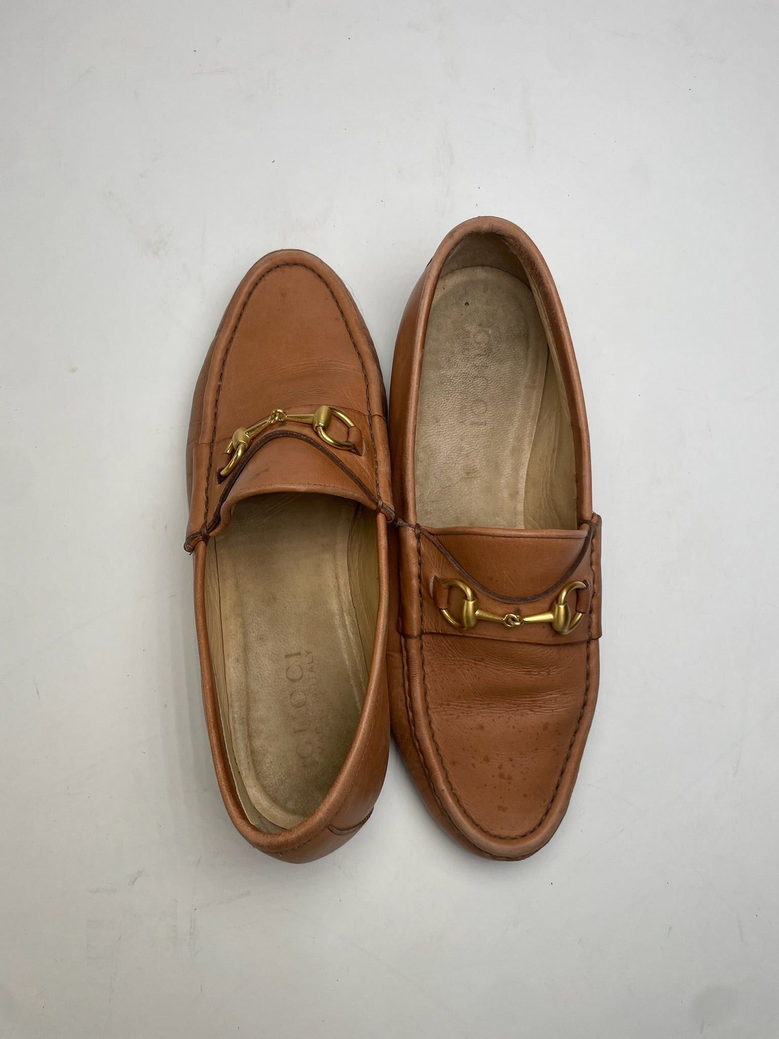 Gucci Vintage Horsebit Leather Loafer Brown Size US 5 / IT 35 - 1 Thumbnail