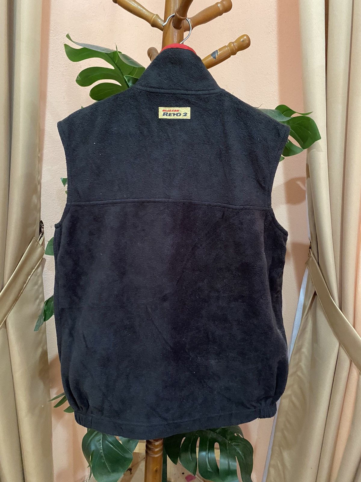 Vintage Bridgestone Fleece Vest – Vintage Black Sleeveless Jacket Size US L / EU 52-54 / 3 - 5 Thumbnail