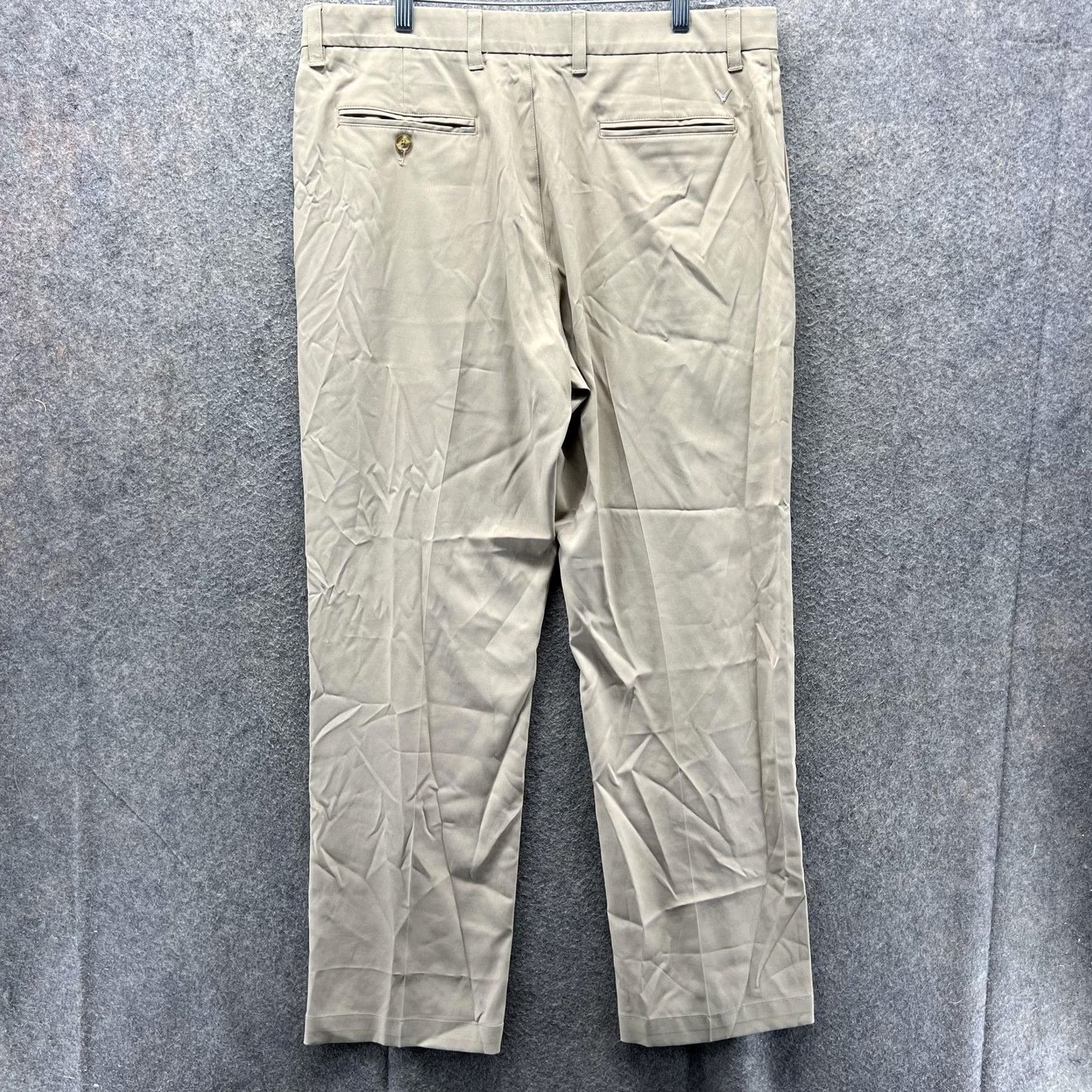 Callaway Callaway Pants Mens 36x32 Beige Performance Golf Stretch Flat Front Khaki Pants Mens Regular 36 Beige Khaki Golf Size US 36 / EU 52 - 2 Thumbnail