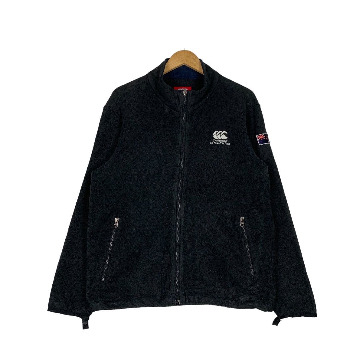 Canterbury of New Zealand CANTERBURY Embroidery Logo Zipper Fleece Jacket #1020-C46 Size US L / EU 52-54 / 3 - 1 Thumbnail