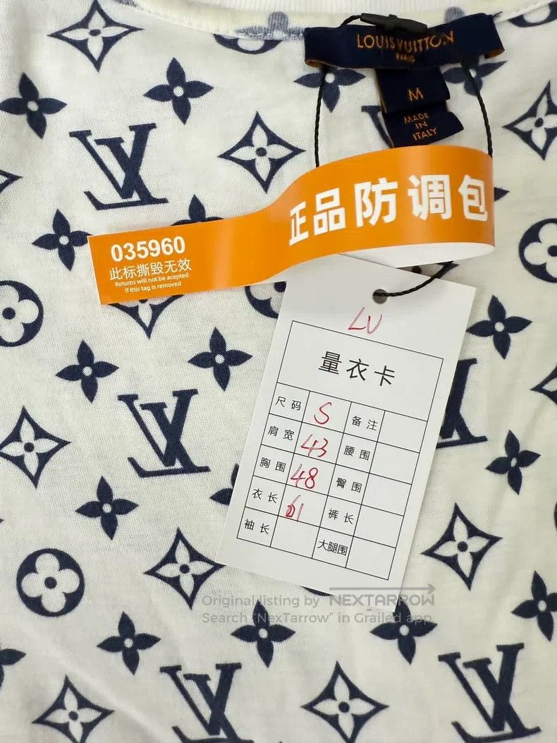 Louis Vuitton Louis Vuitton Full printed short sleeve Size M / US 6-8 / IT 42-44 - 8 Thumbnail
