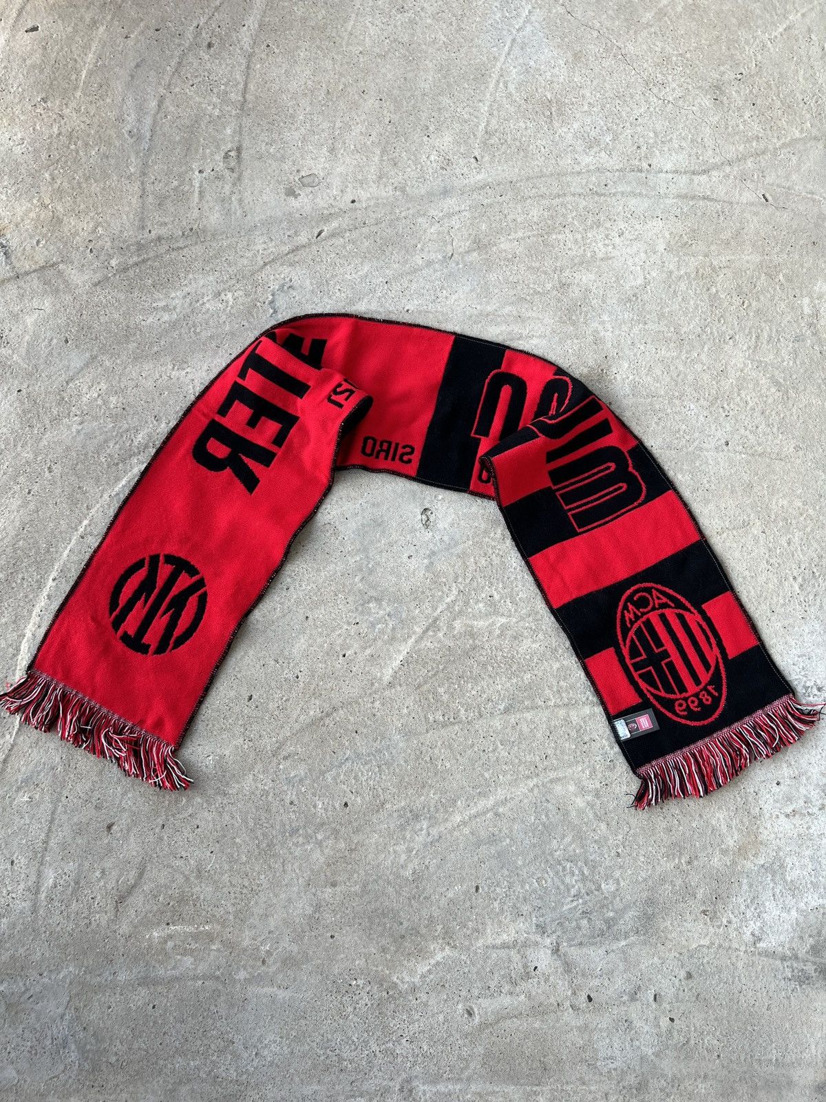 Other AC Milan X Internazionale FC Scarf Size ONE SIZE - 4 Thumbnail