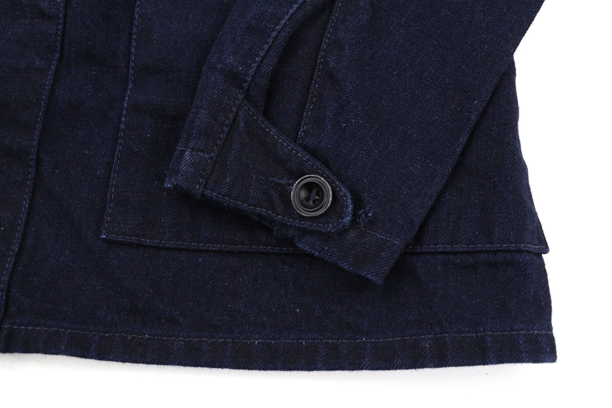 Nudie Jeans JULIUS XS Core Blue Buttoned Pockets Logo Jacket 81025 Size US XS / EU 42 / 0 - 6 Thumbnail